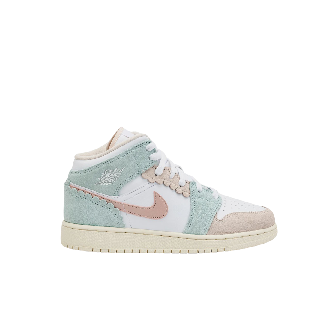 (GS) Jordan 1 Mid SE Jade Ice Pink Oxford 상세 이미지 1