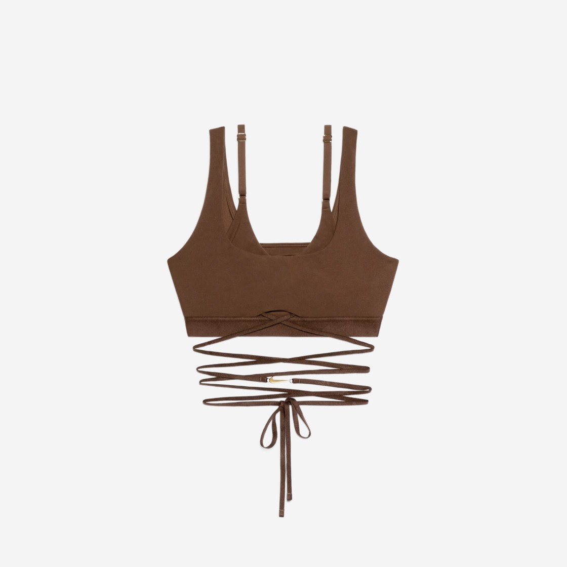 (W) Nike x Jacquemus NRG Light Support Sports Bra Brown - US/EU 상세 이미지 1