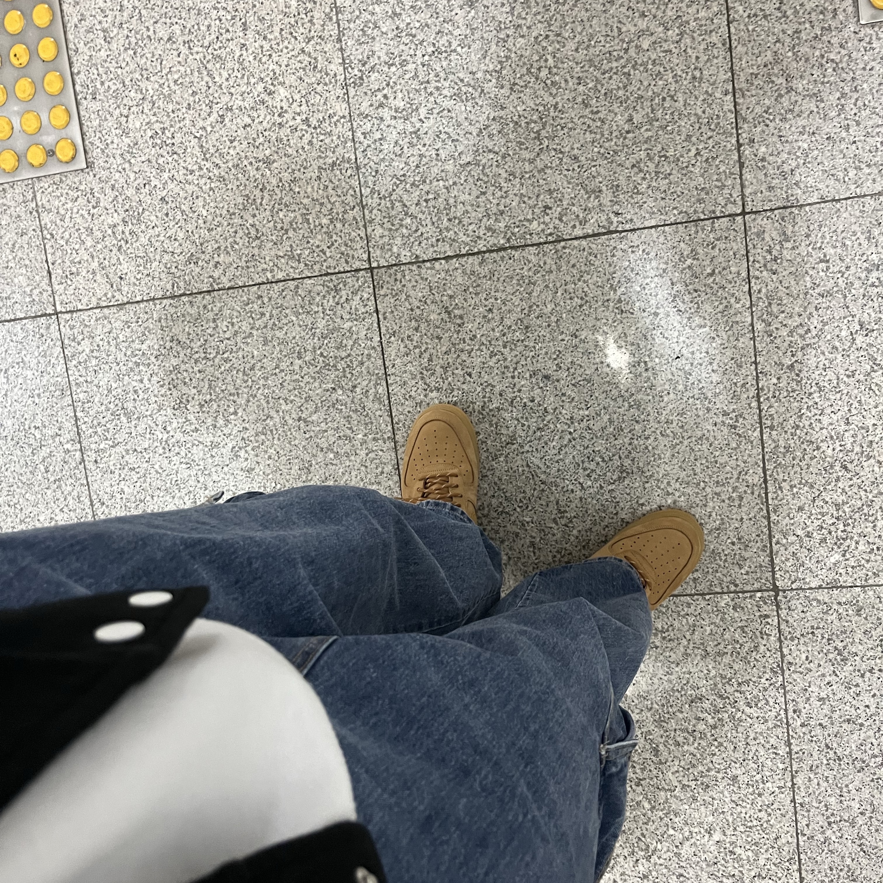 Nike Air Force 1 '07 WB Flax 착용 스타일