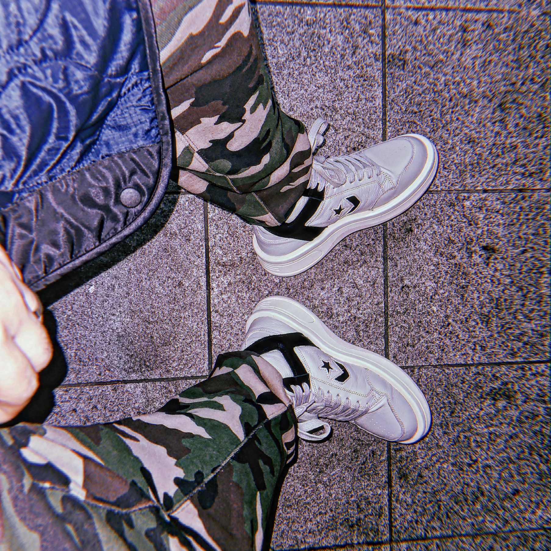 Converse x Drkshdw Turbowpn Pelican 착용 스타일 - 2