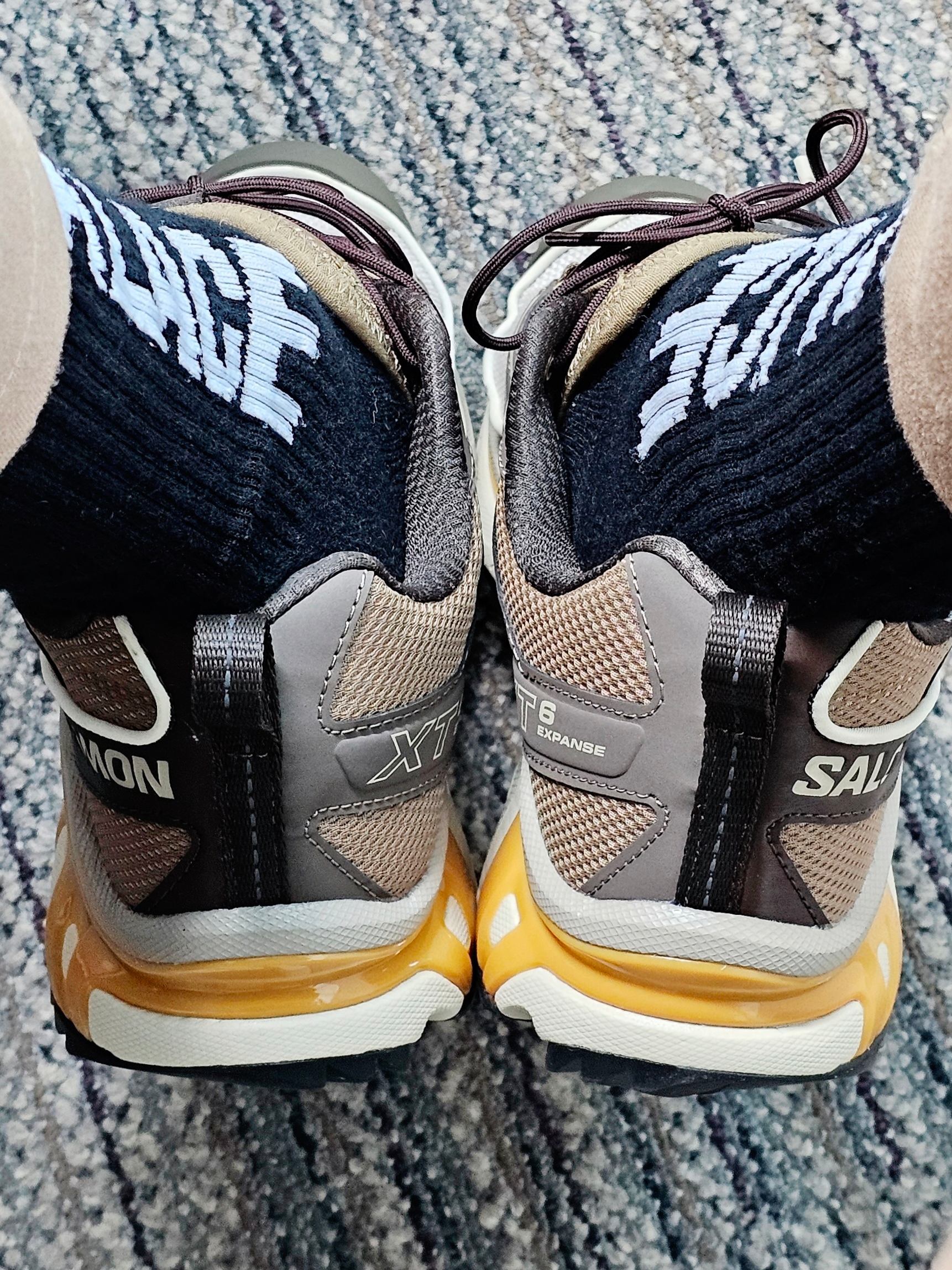 Salomon XT-6 Expanse Feather Grey 착용 스타일 - 5