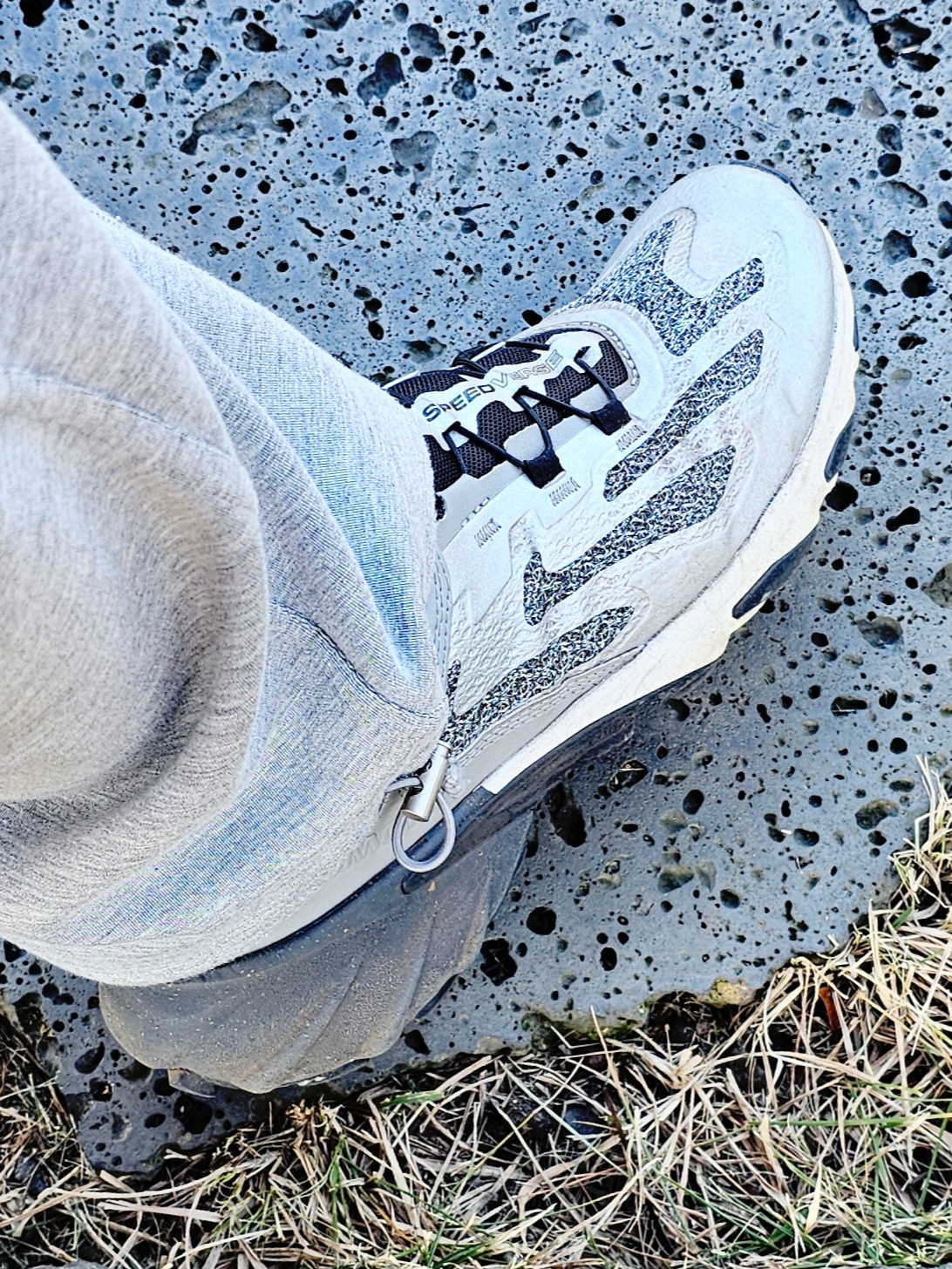 Salomon Speedverse PRG Silver Frost Grey Lunar Rock 착용 스타일 - 3