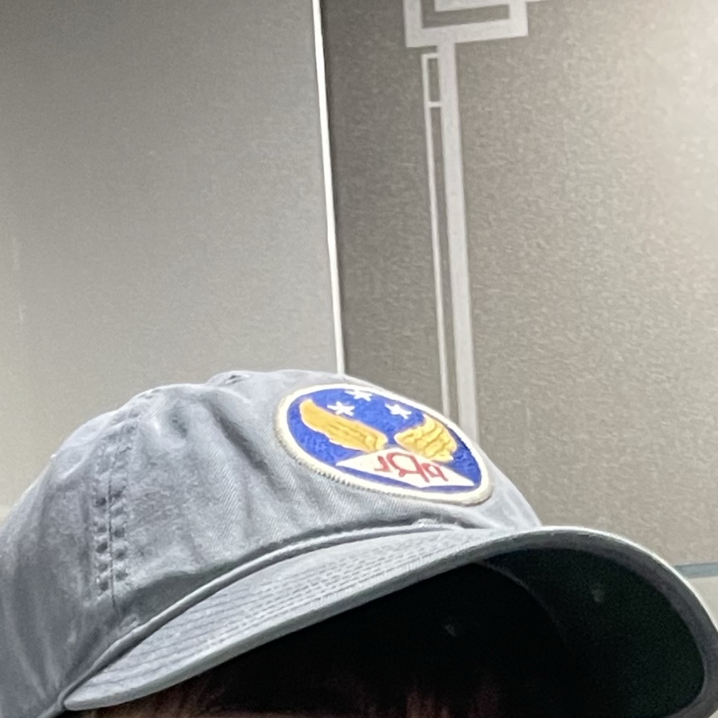 Double RL Garment Dyeing Twill Ball Cap Blue 착용 스타일 - 2