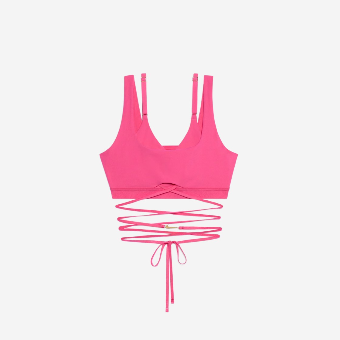 (W) Nike x Jacquemus NRG Light Support Sports Bra Dark Pink - US/EU 상세 이미지 1