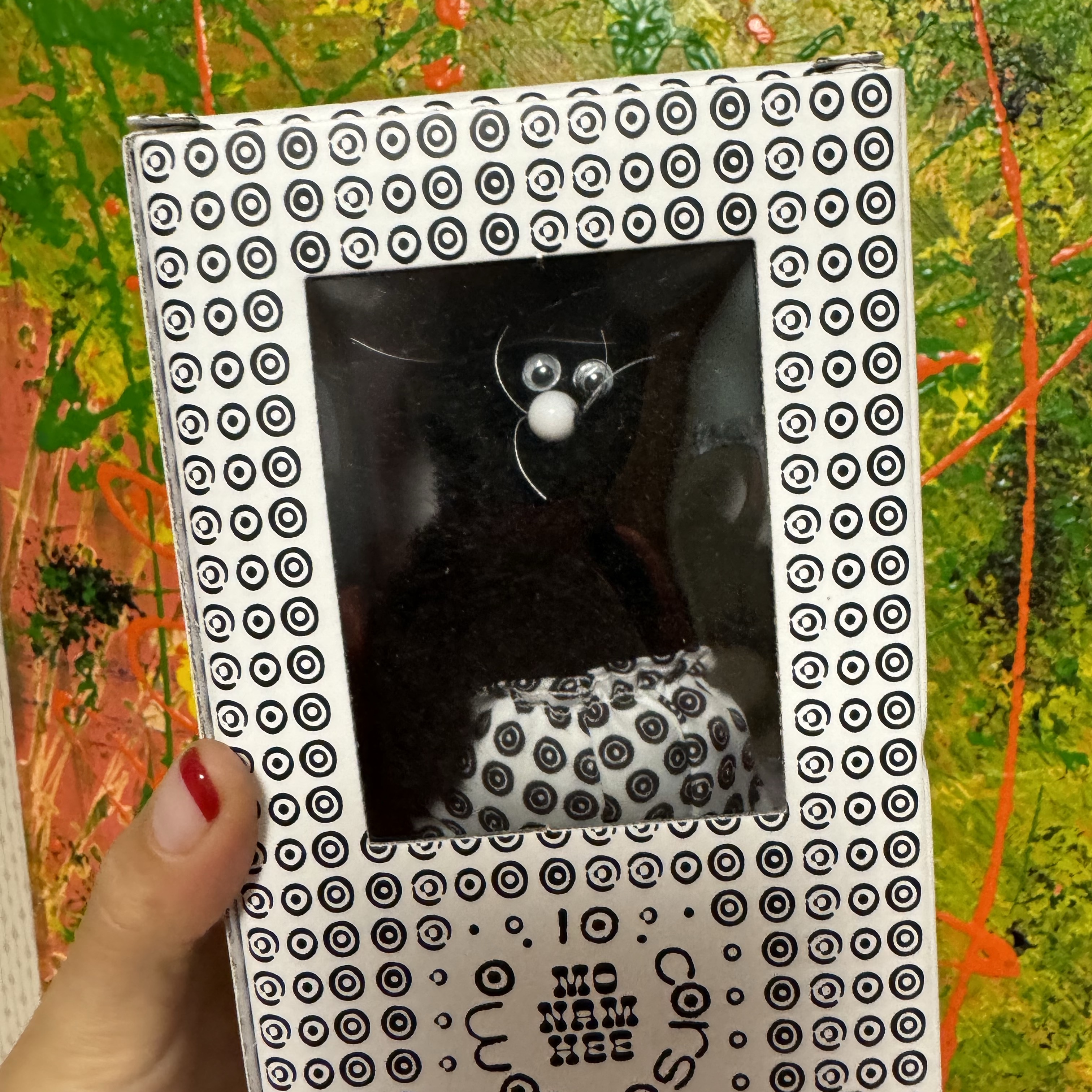 Monamhee x 10 Corso Como Bianco Keyring Black 착용 스타일 - 1