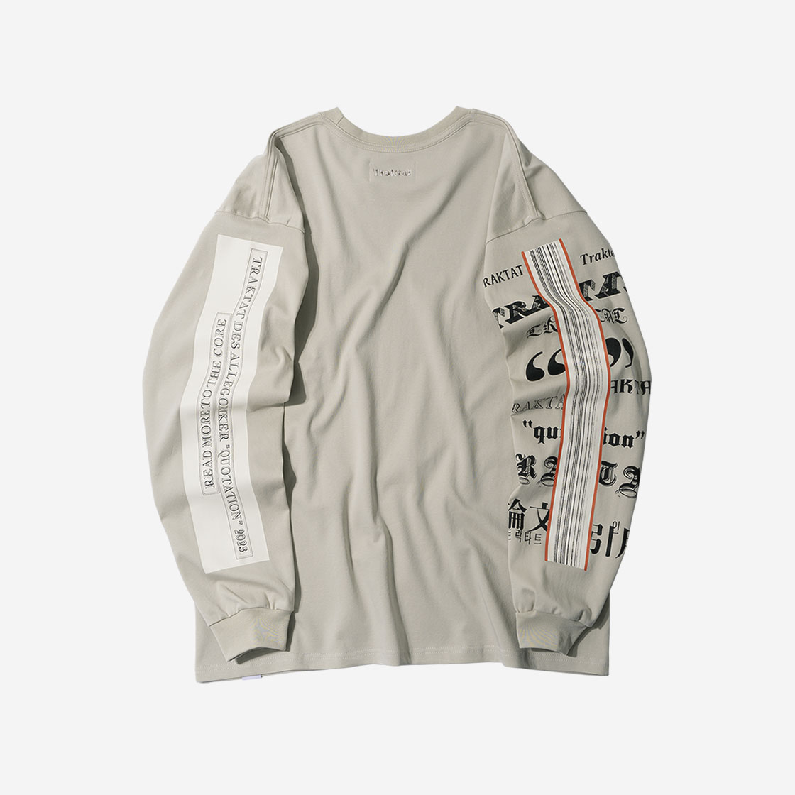 트락타트 장 자크 루소 롱 슬리브 초크(Traktat Jean Jacques Rousseau Long Sleeve Chalk) - 2