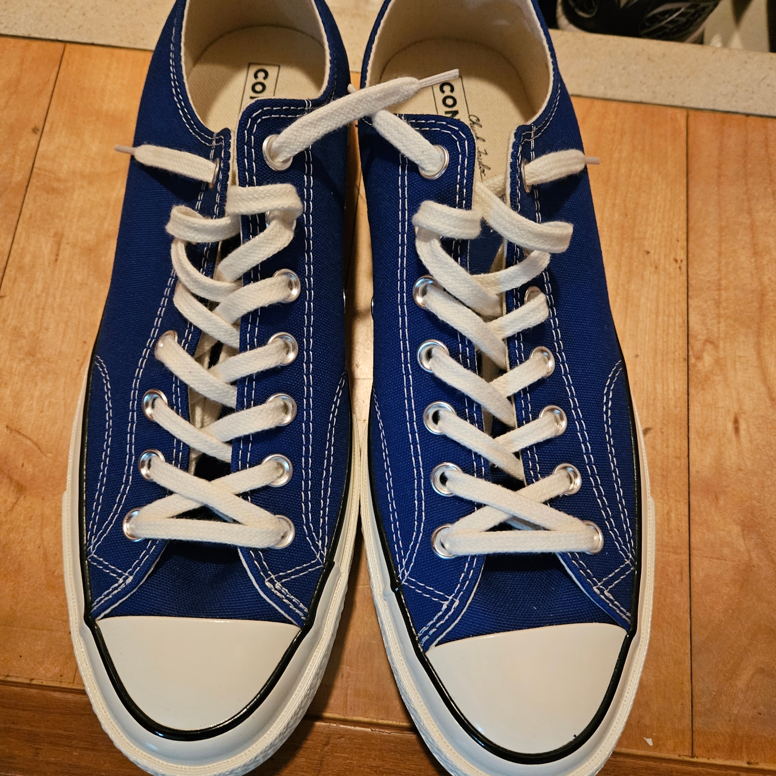Converse Chuck 70 Ox Vintage Canvas Rush Blue 착용 스타일