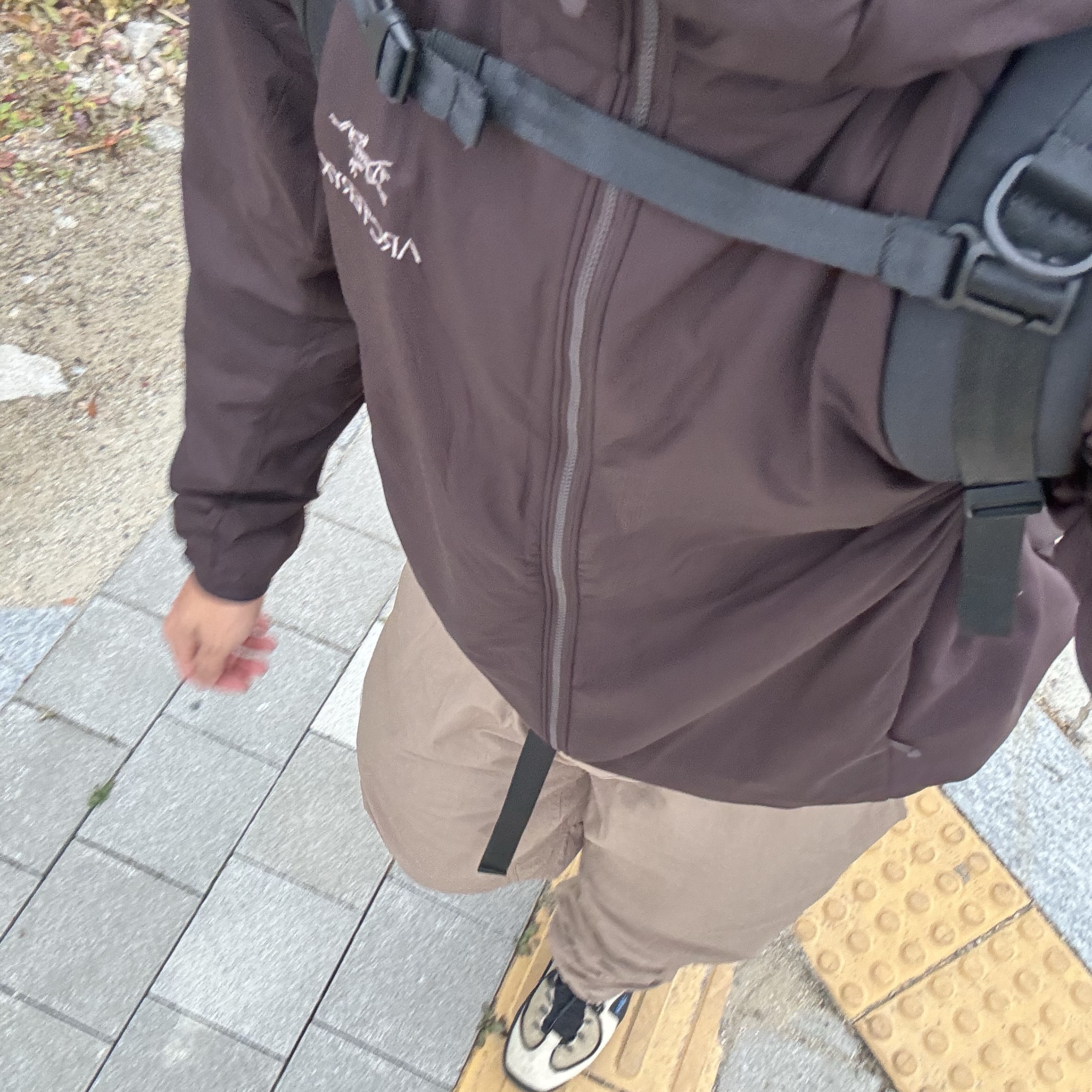 Arc'teryx Atom LT Hoody Bitters, Nike x Stussy Air Penny II Rattan and Limestone 착용 스타일