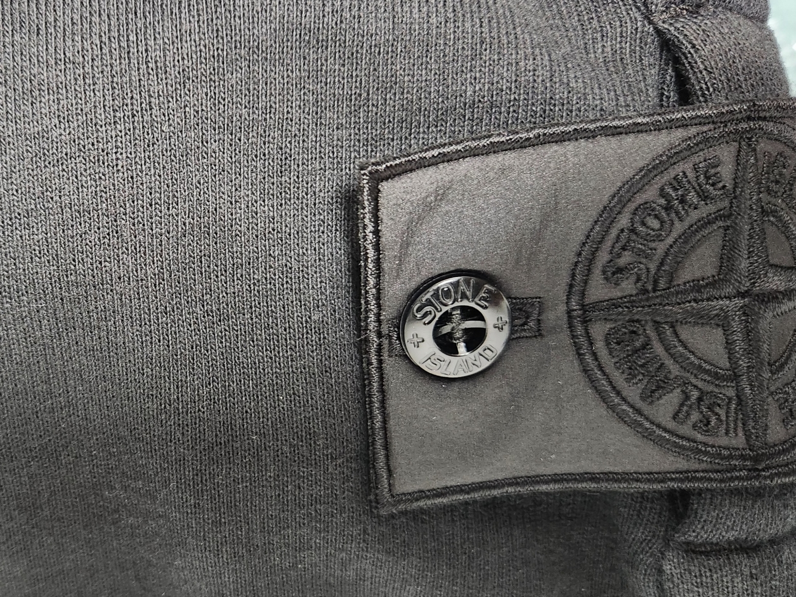 Stone Island Shadow Project 60319 Cotton Fleece Sweatpants Black - 23SS 착용 스타일