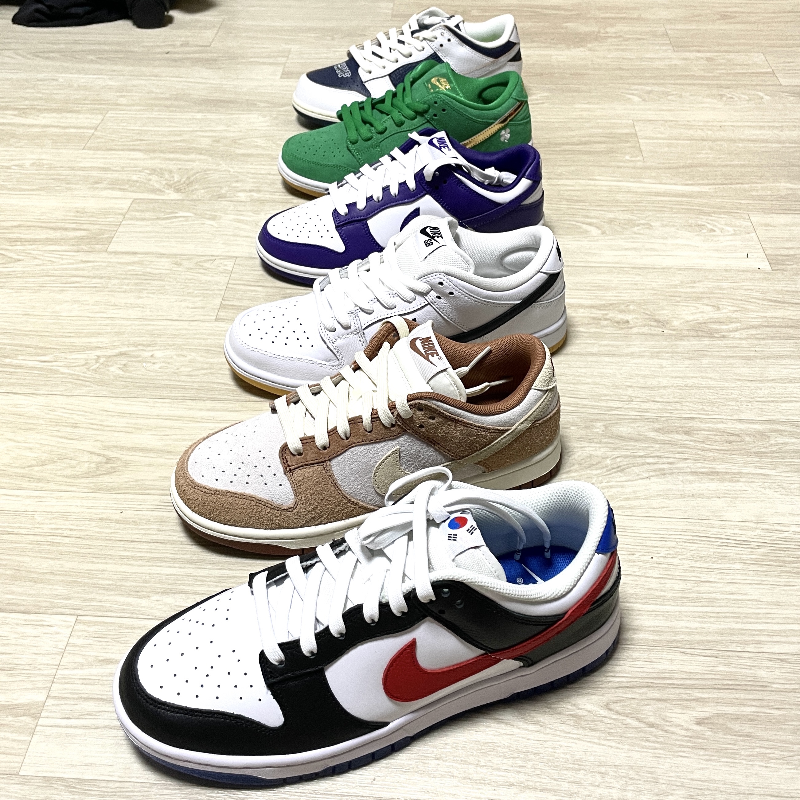 Nike Dunk Low SE Seoul, Nike Dunk Low Pro Premium Medium Curry 착용 스타일 - 2