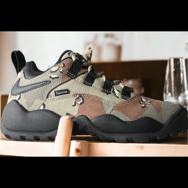 Nike x Supreme SB Air Force 2 Low Brown, Nike x Supreme SB Air Force 2 Low Blue 착용 스타일 - 2