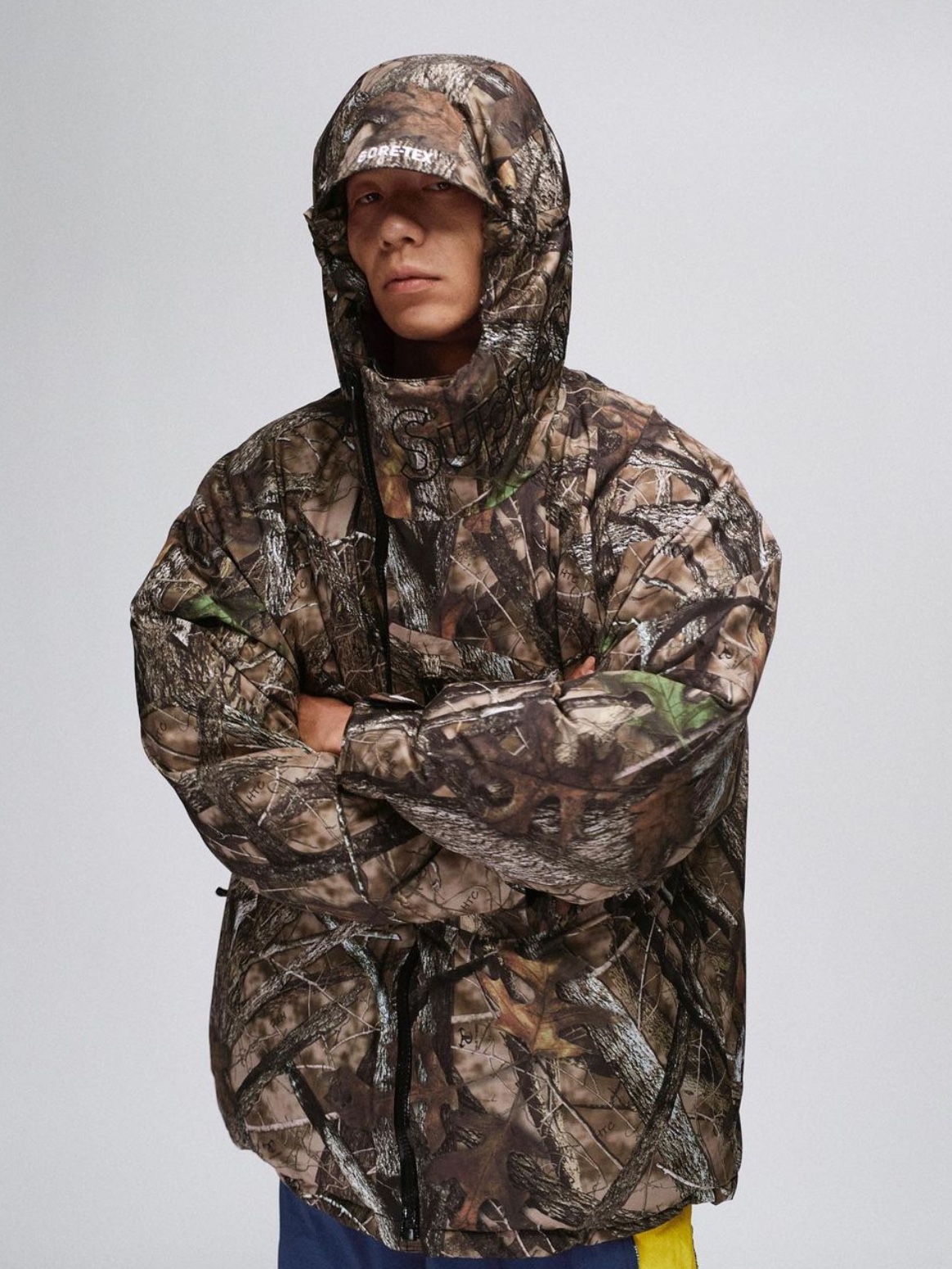 Supreme Moleskin Work Jacket Camo - 23FW 착용 스타일