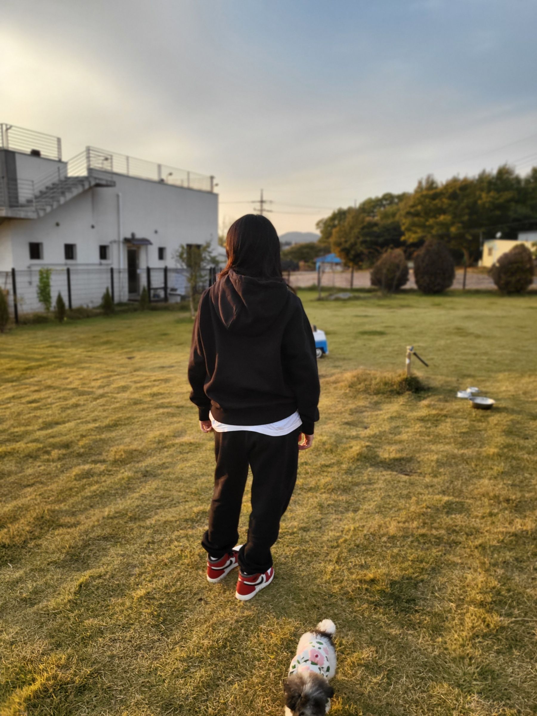(W) Nike NRG Solo Swoosh Fleece Pants Black White - Asia, Nike NRG Solo Swoosh Fleece Hoodie Black White - Asia 착용 스타일