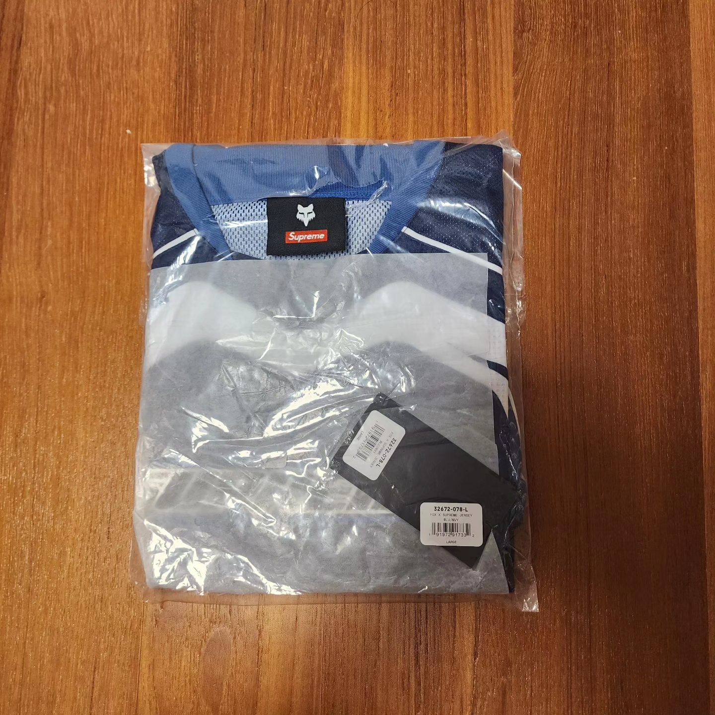 Supreme x Fox Racing Jersey Navy - 23FW 착용 스타일 - 4