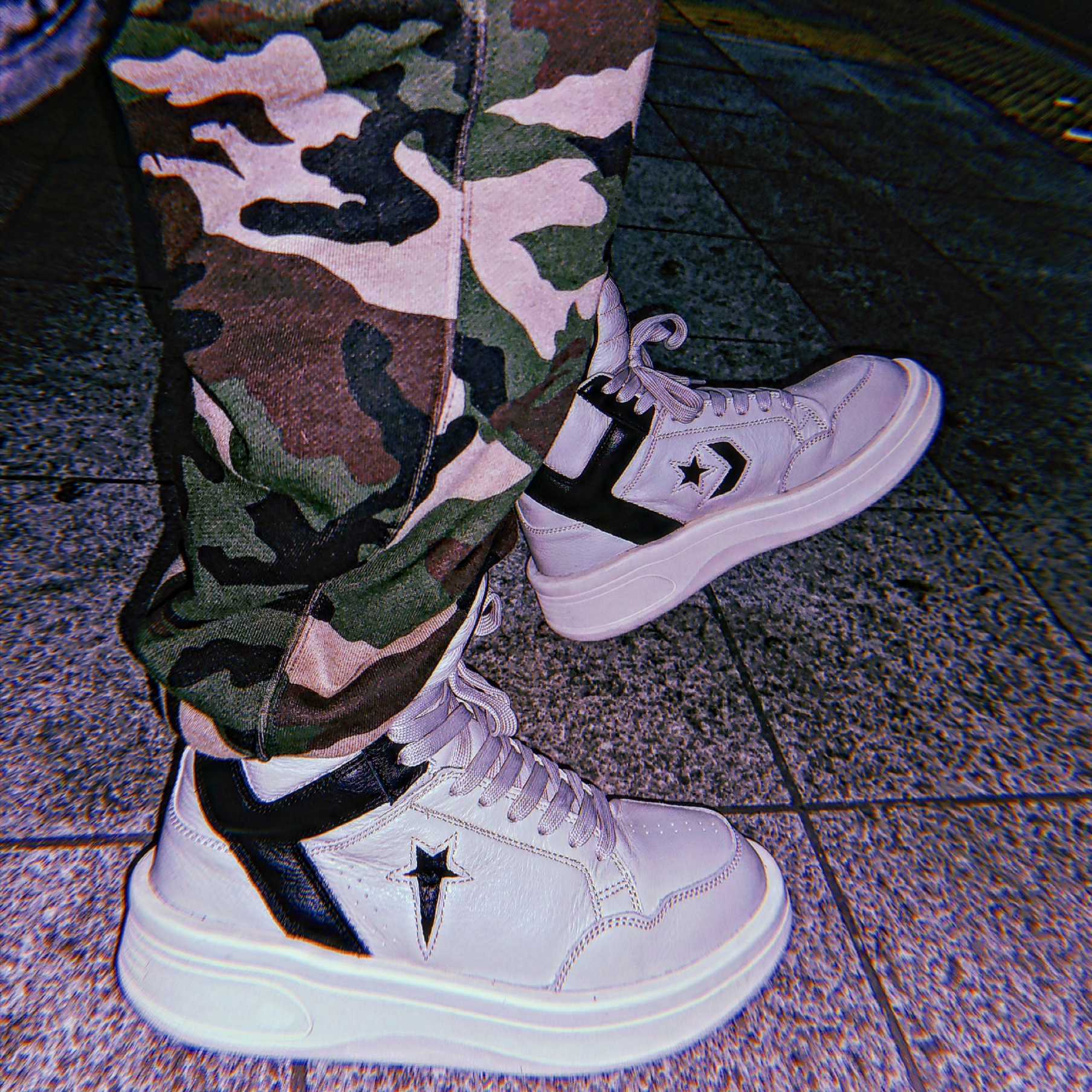 Converse x Drkshdw Turbowpn Pelican 착용 스타일 - 1