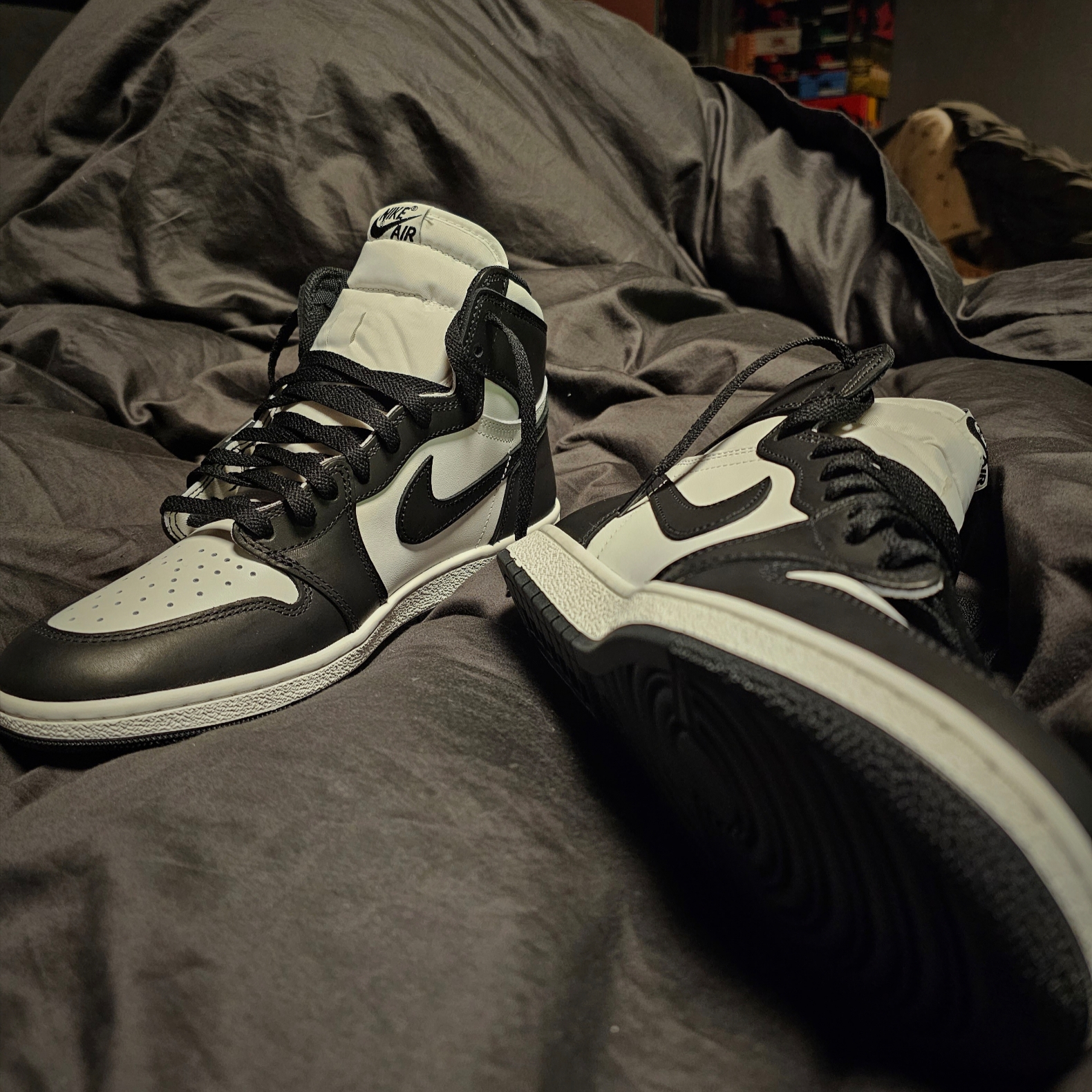Jordan 1 High 85 Black White 착용 스타일 - 1