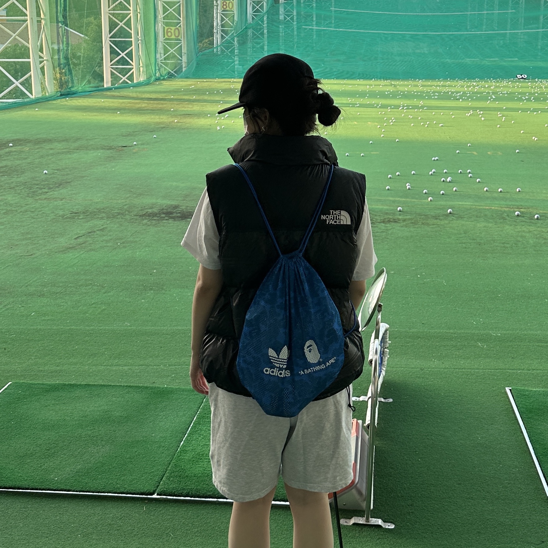 Adidas x BAPE Stan Smith Golf Cloud White Green 착용 스타일