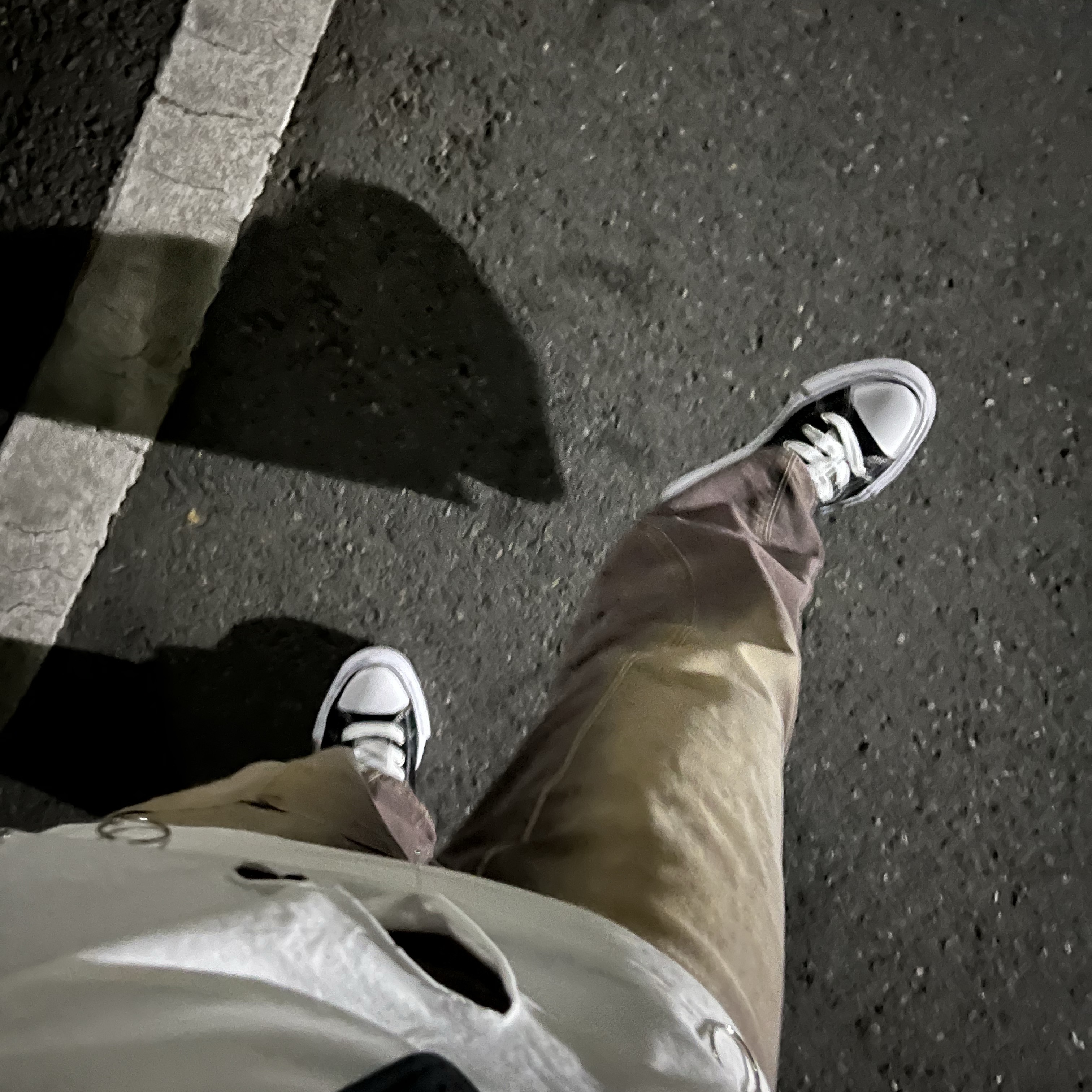 Maison Mihara Yasuhiro Peterson OG Sole Canvas Low Sneakers Black 착용 스타일
