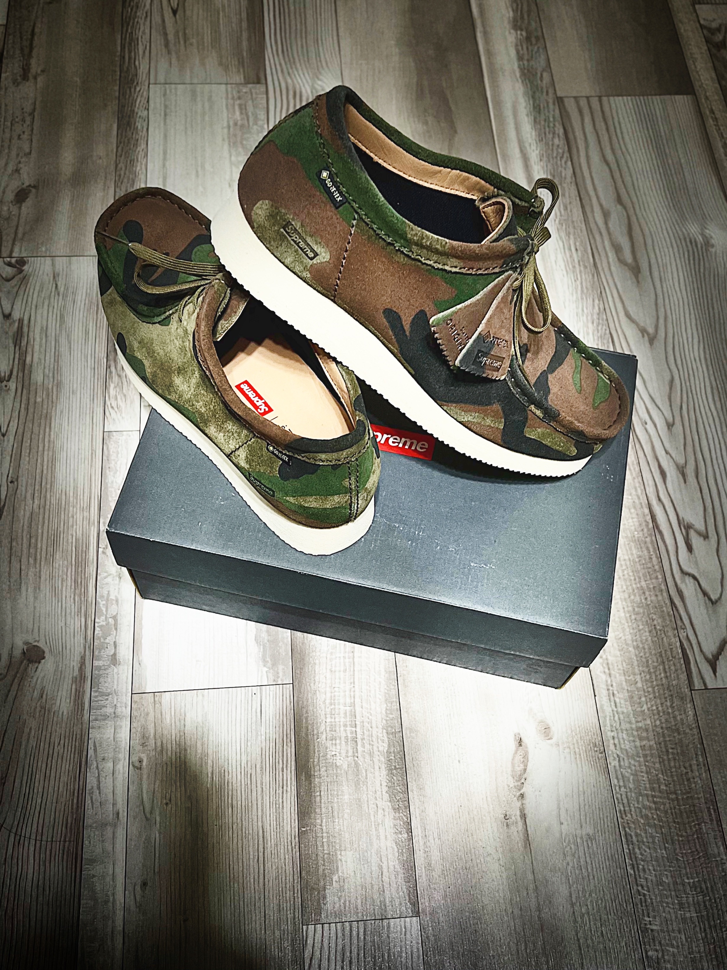 Supreme Military Boonie Olive Prym1 Camo - 22SS, Supreme Griffin Camp Cap Yellow Camo - 22FW 착용 스타일 - 1
