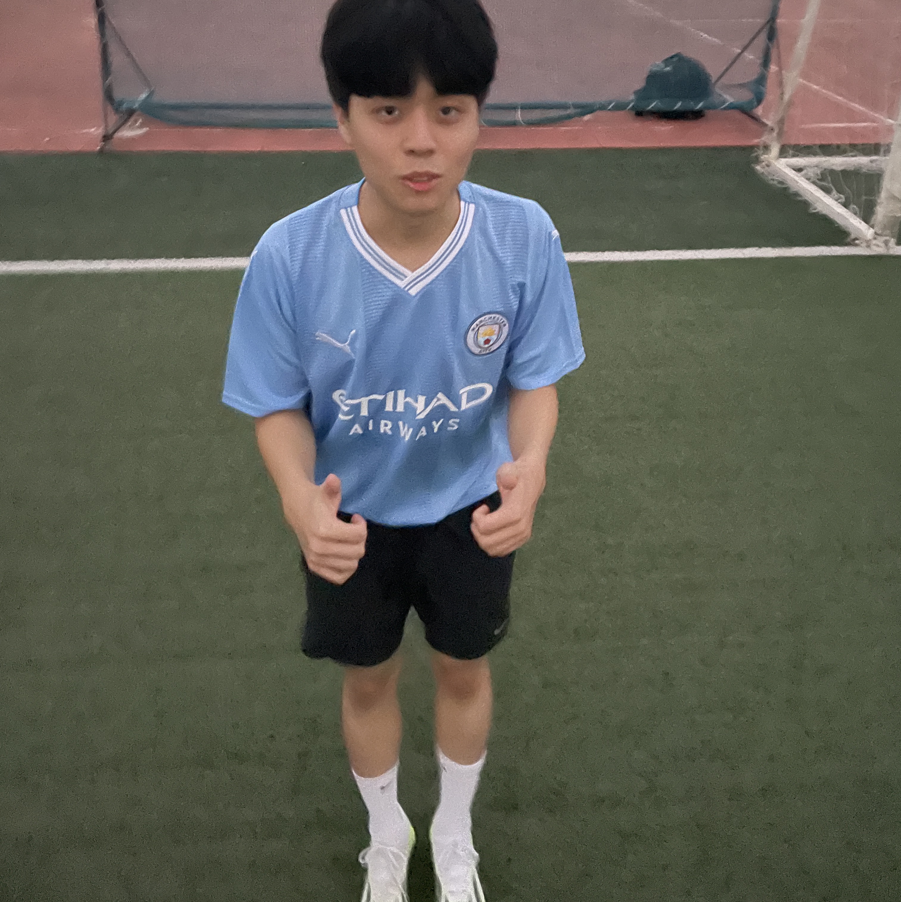 Puma Manchester City 2023/24 Home Jersey Team Light Blue (Non Marking Ver.) 착용 스타일