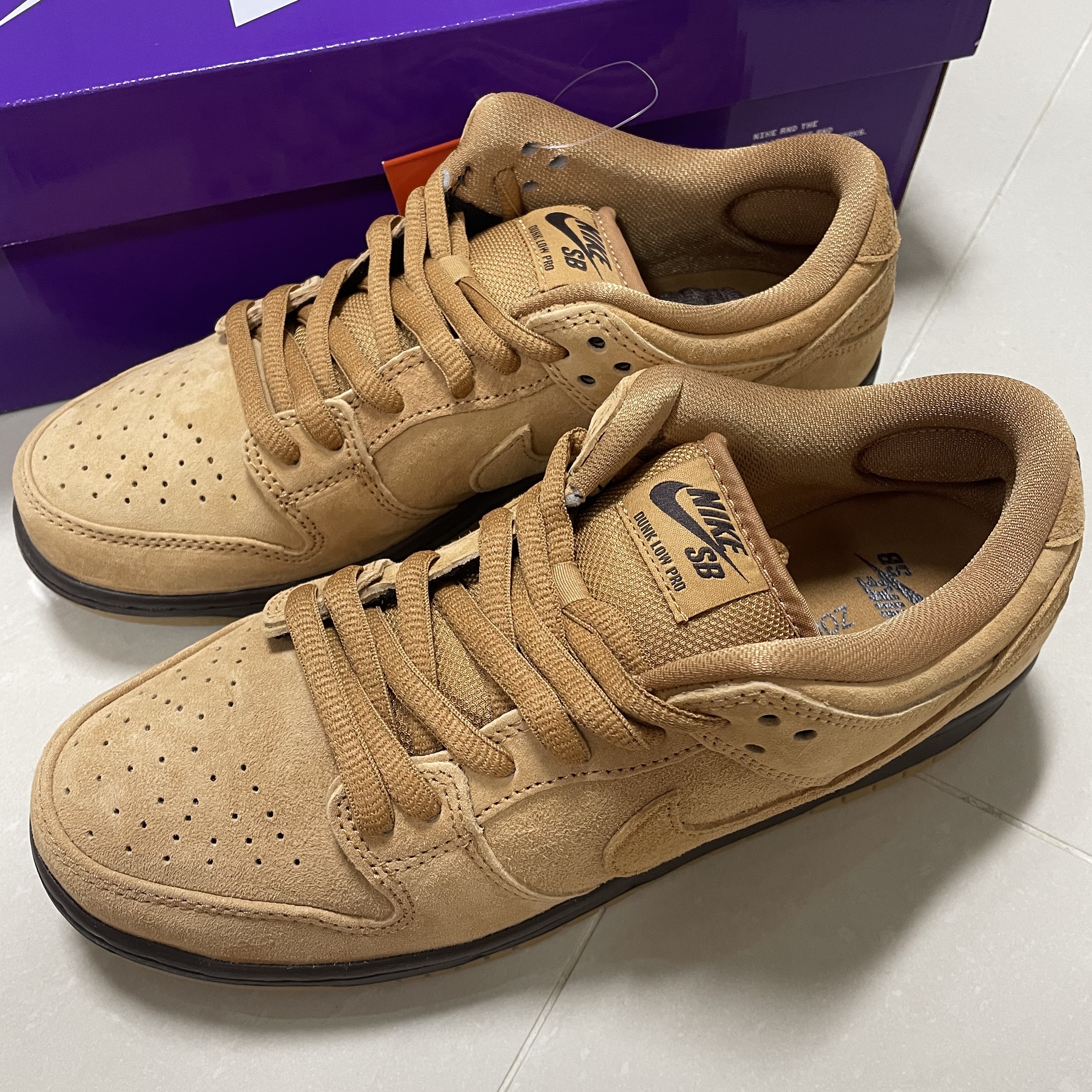 Nike SB Dunk Low Pro Wheat 2023 착용 스타일