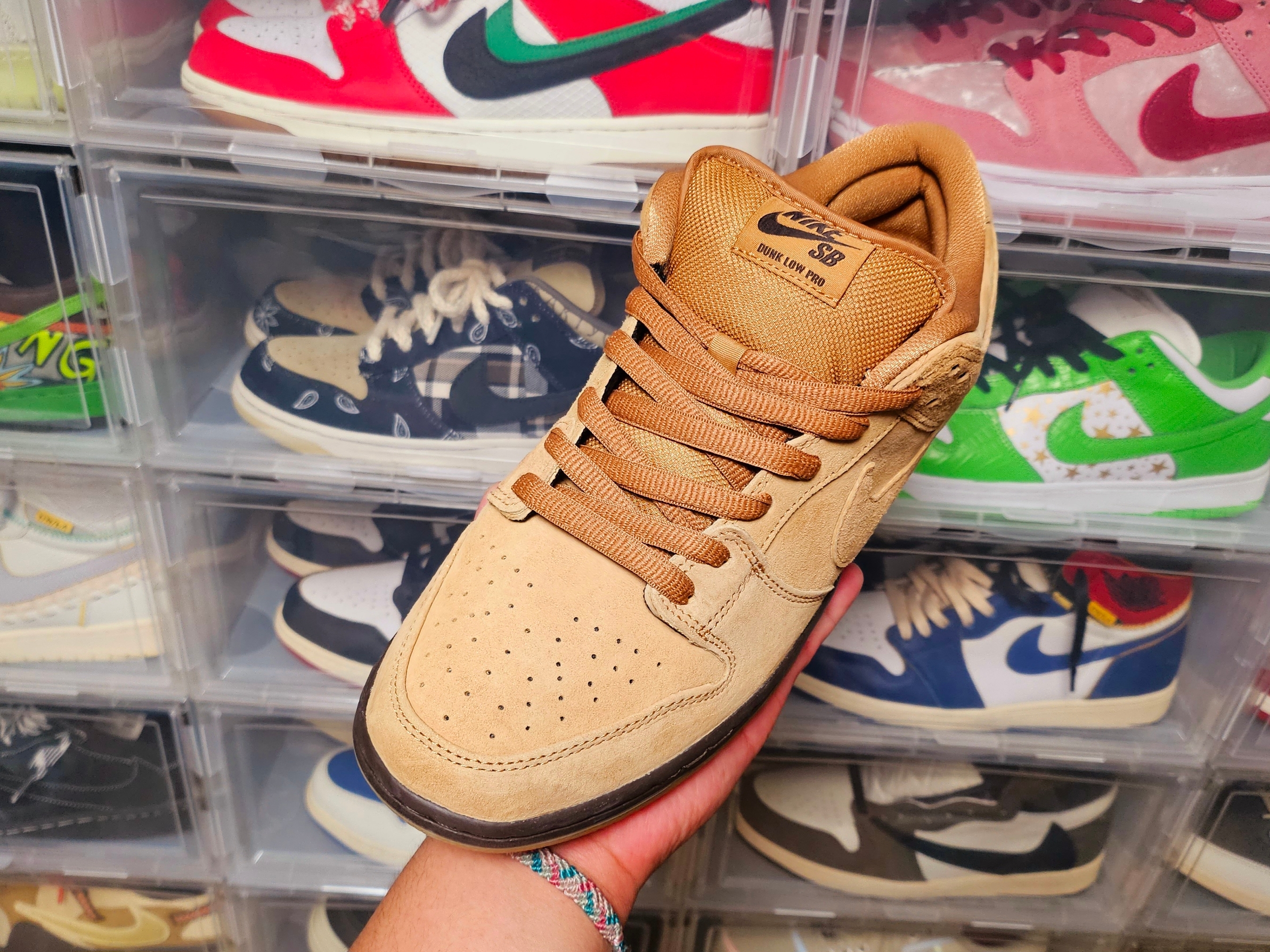 Nike SB Dunk Low Pro Wheat 2023 착용 스타일 - 4