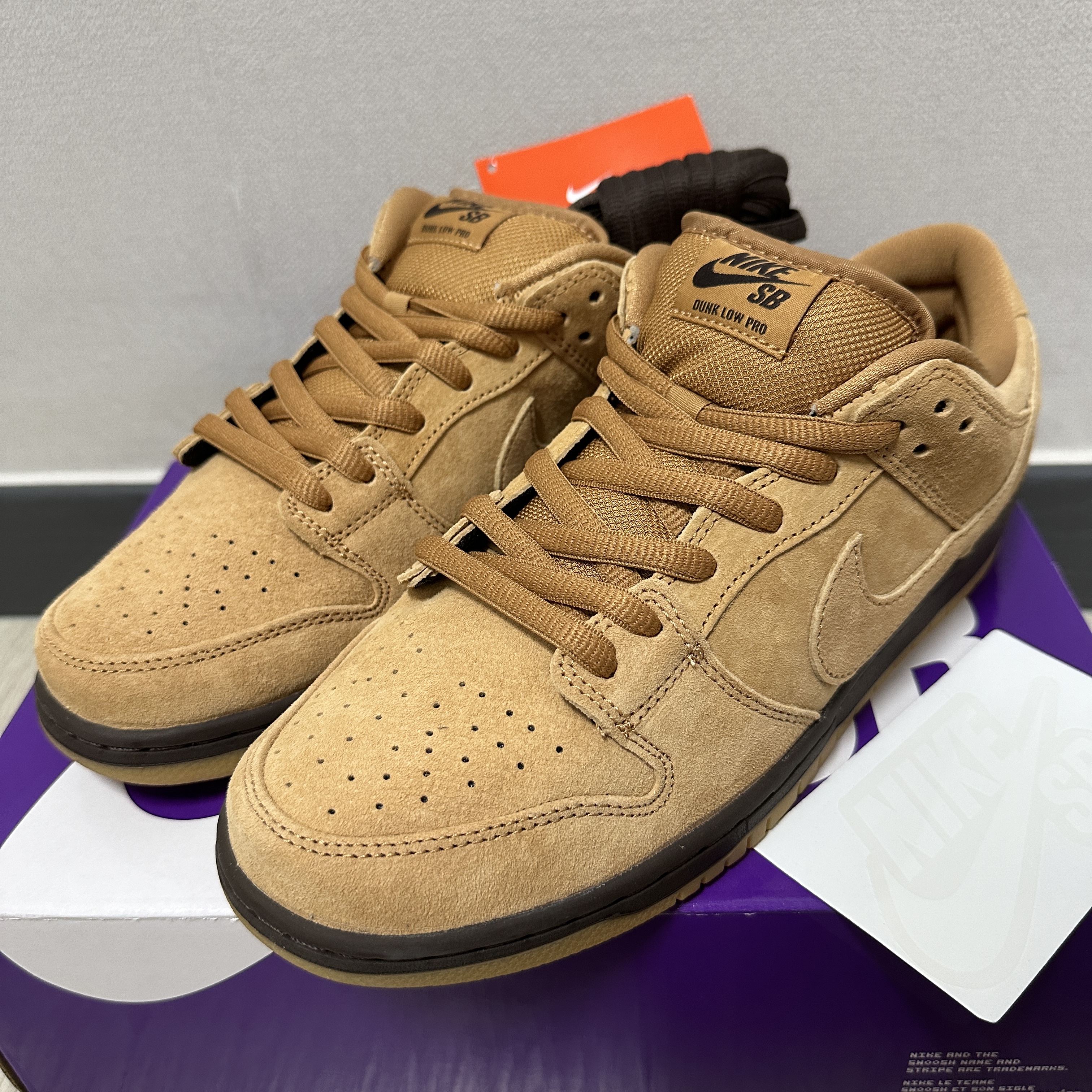 Nike SB Dunk Low Pro Wheat 2023 착용 스타일