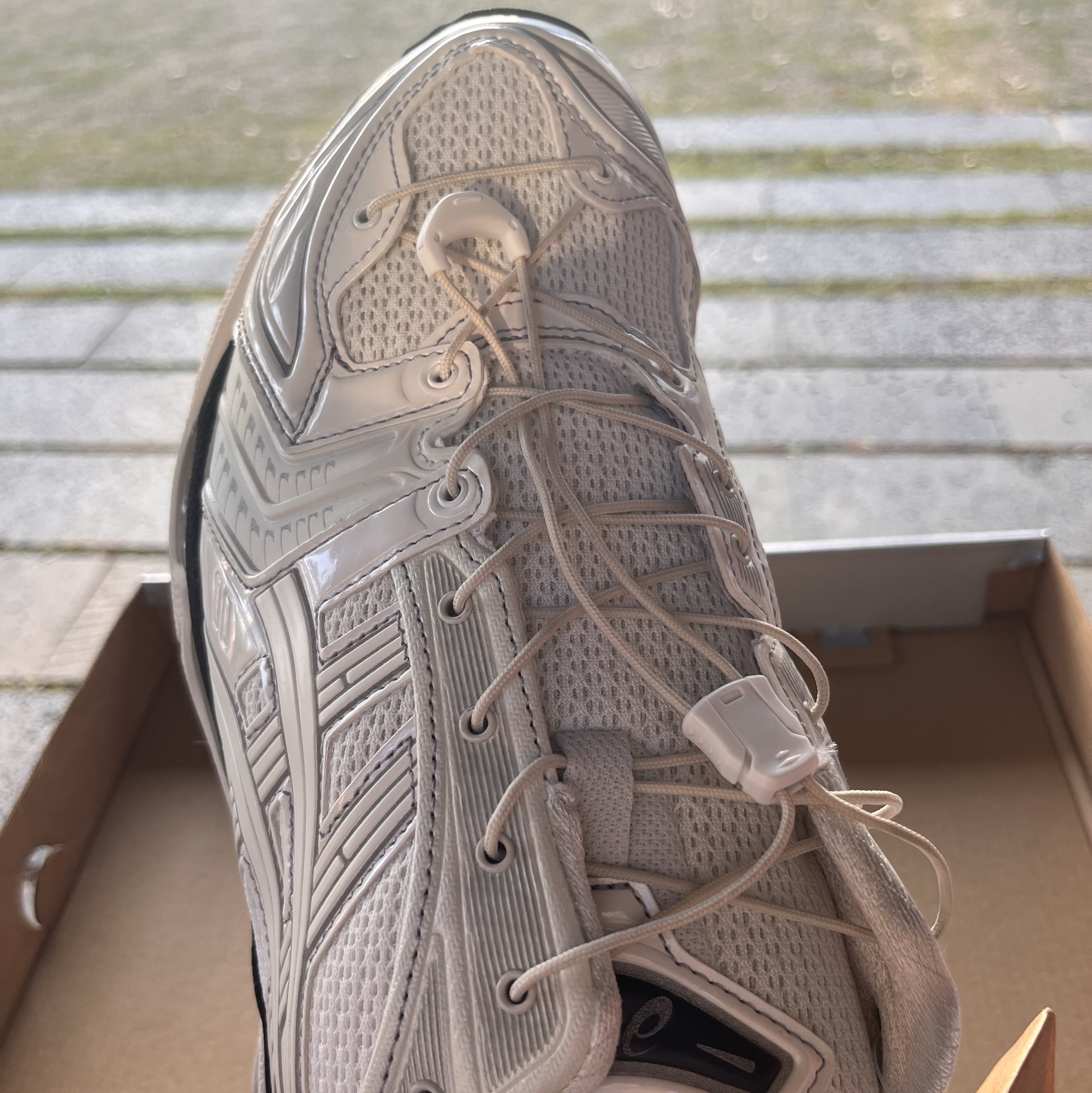Asics x Unaffected Gel-Kayano 14 Galaxy White 착용 스타일 - 2