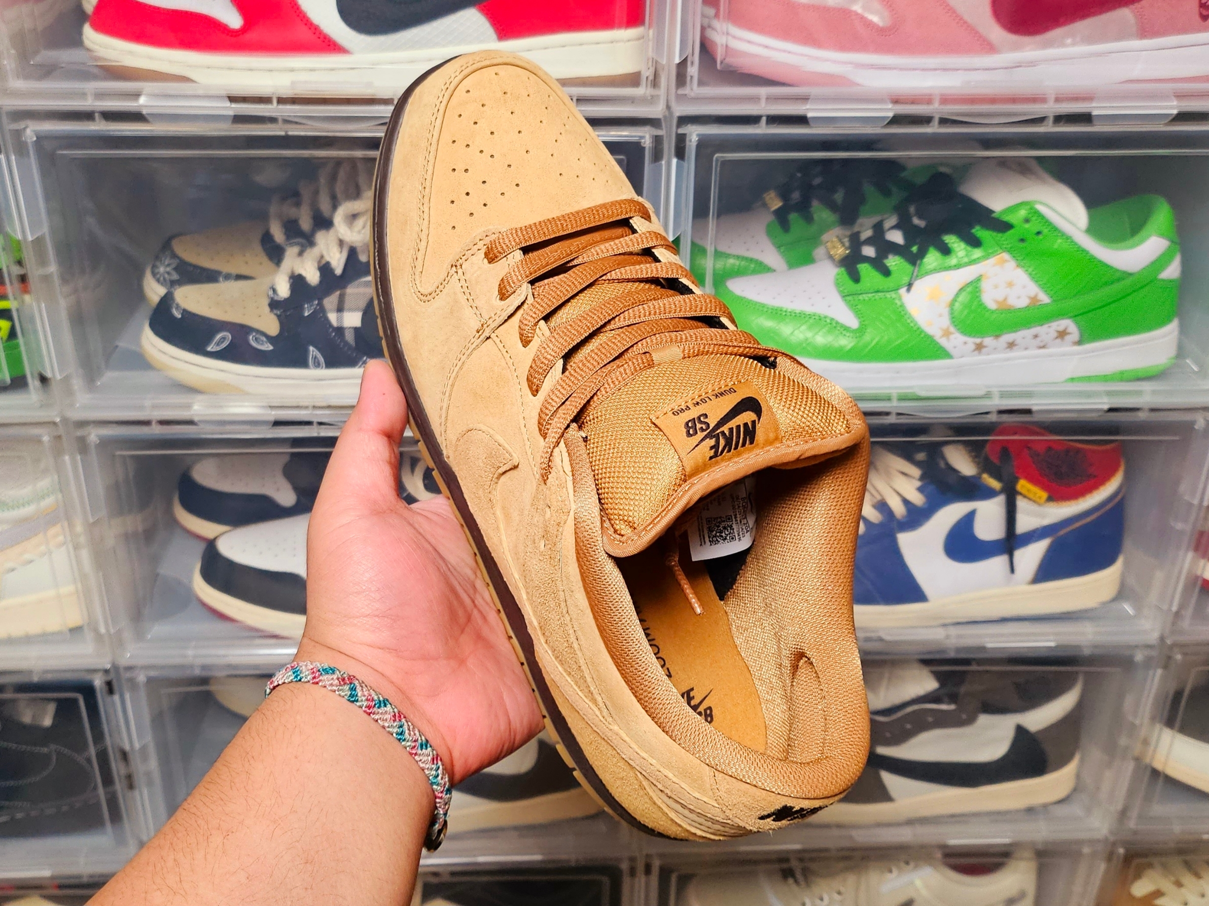 Nike SB Dunk Low Pro Wheat 2023 착용 스타일 - 3