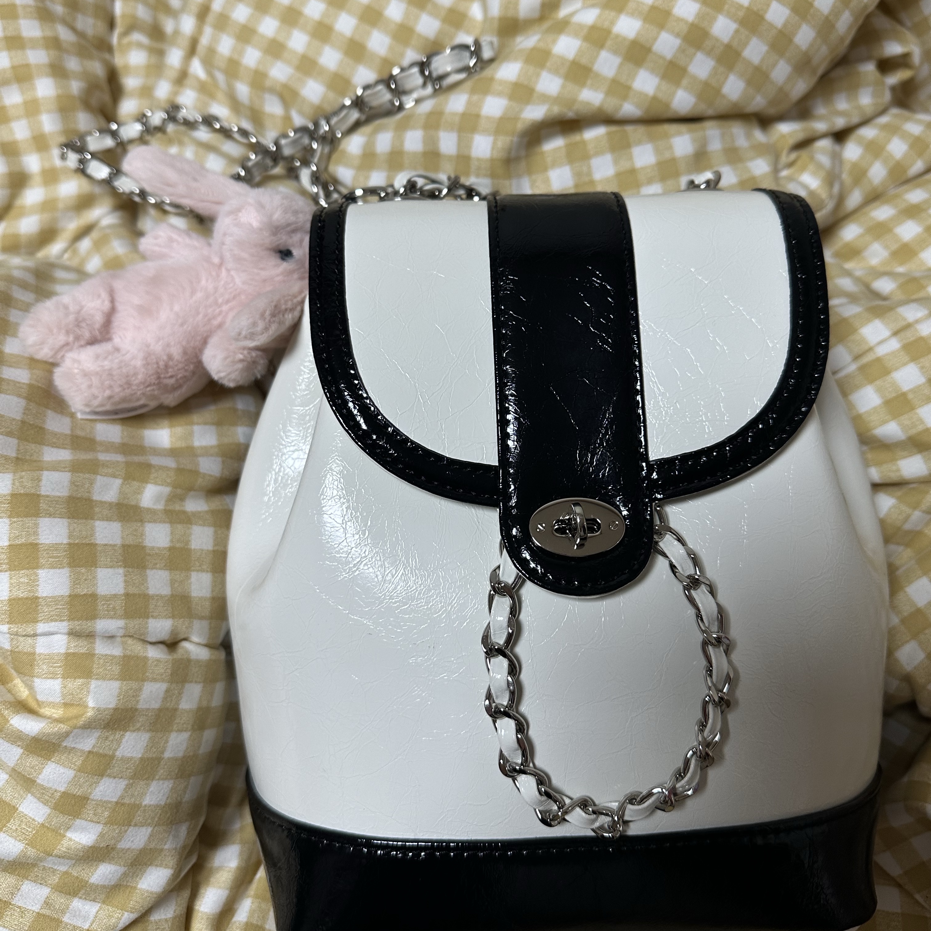 Jellycat Bashful Bunny Bag Charm Blush, Cardinal Red Hawoo-A Bag Mix 착용 스타일
