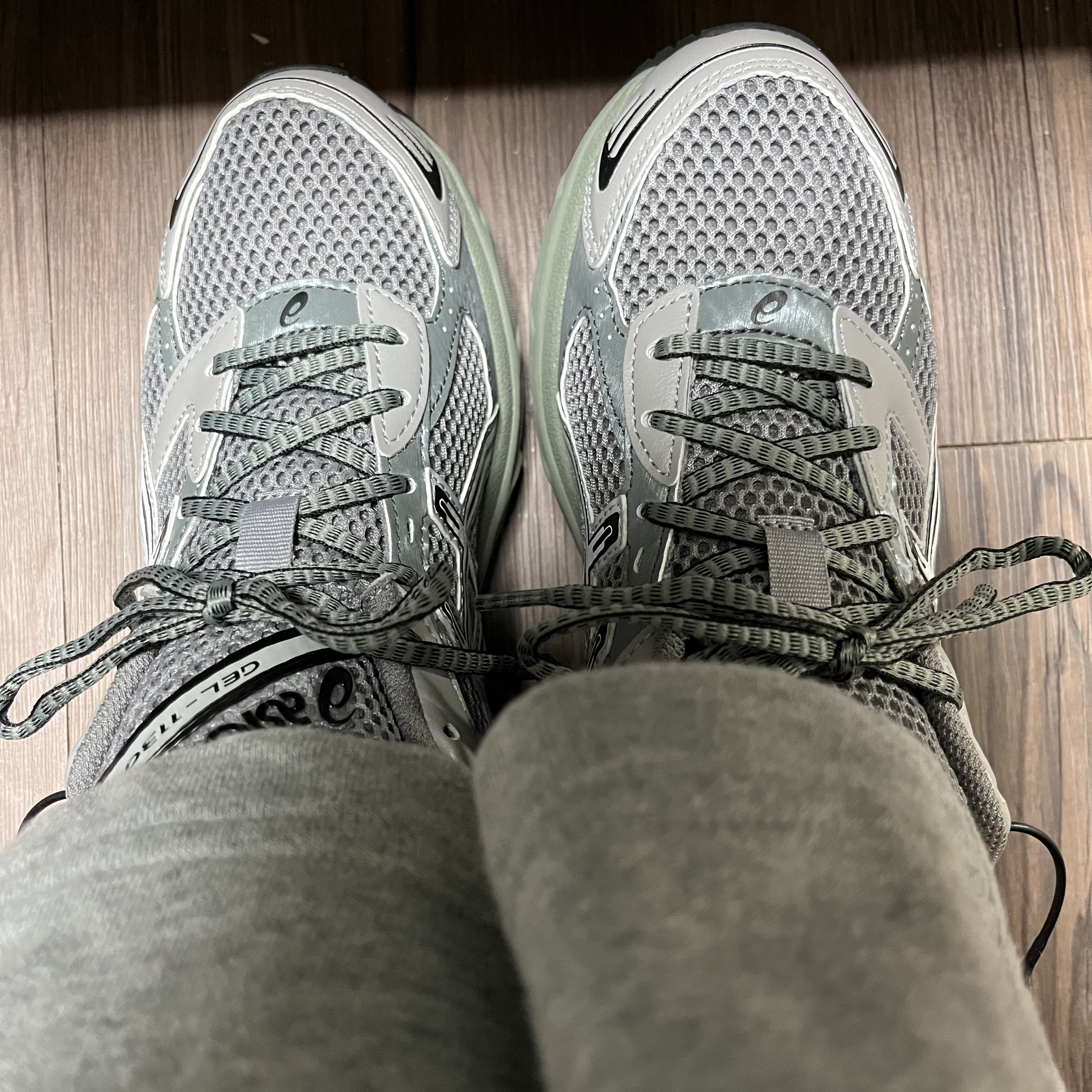 Asics Gel-1130 Wild Dove White - Folder Exclusive 착용 스타일 - 2