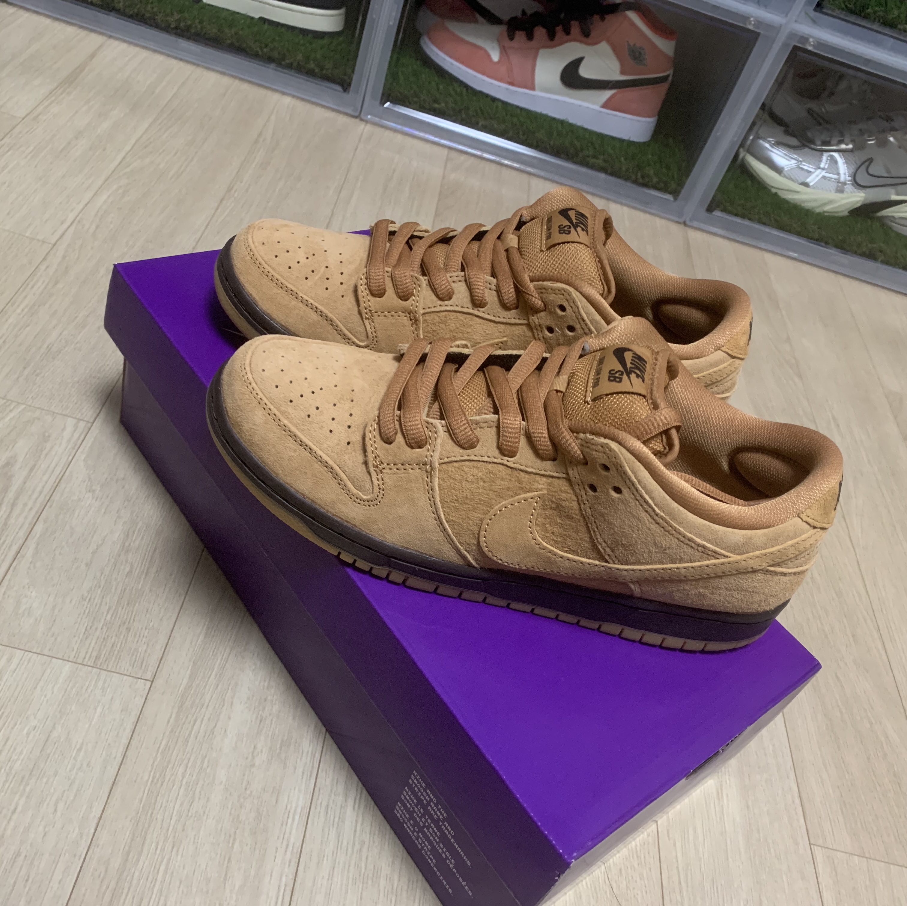 Nike SB Dunk Low Pro Wheat 2023 착용 스타일 - 2