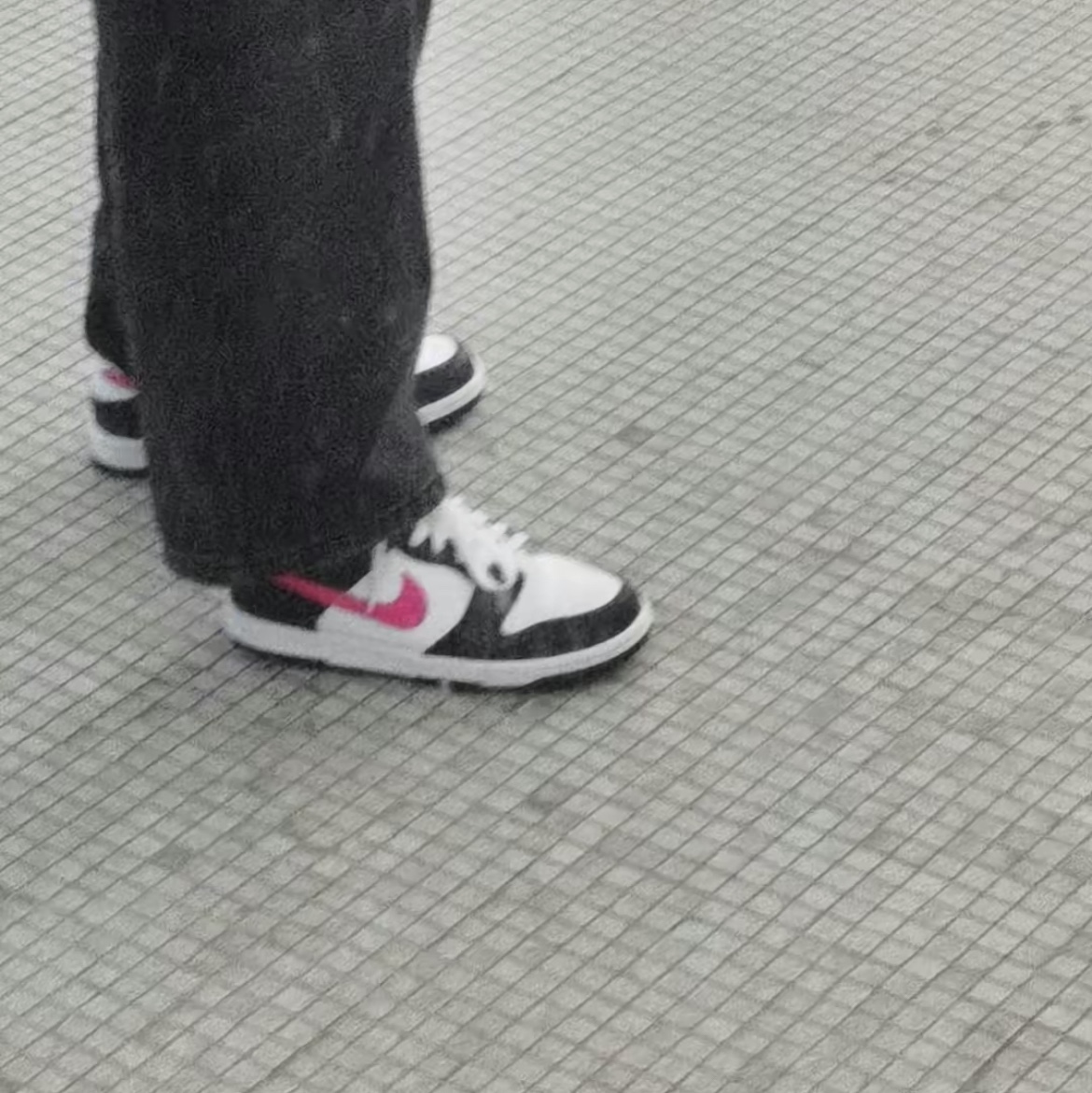 (GS) Nike Dunk Low Dark Obsidian Fierce Pink 착용 스타일