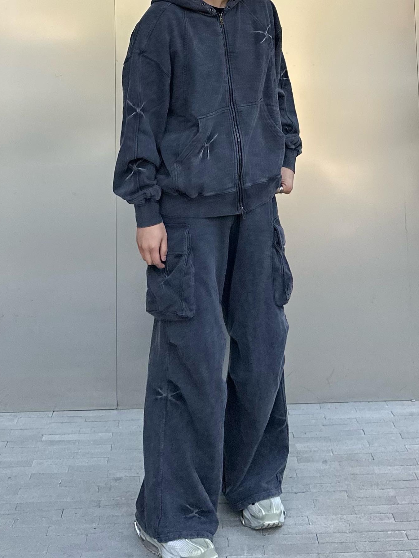 Nike x Matthew M Williams Zoom 004 Stone 착용 스타일 - 4