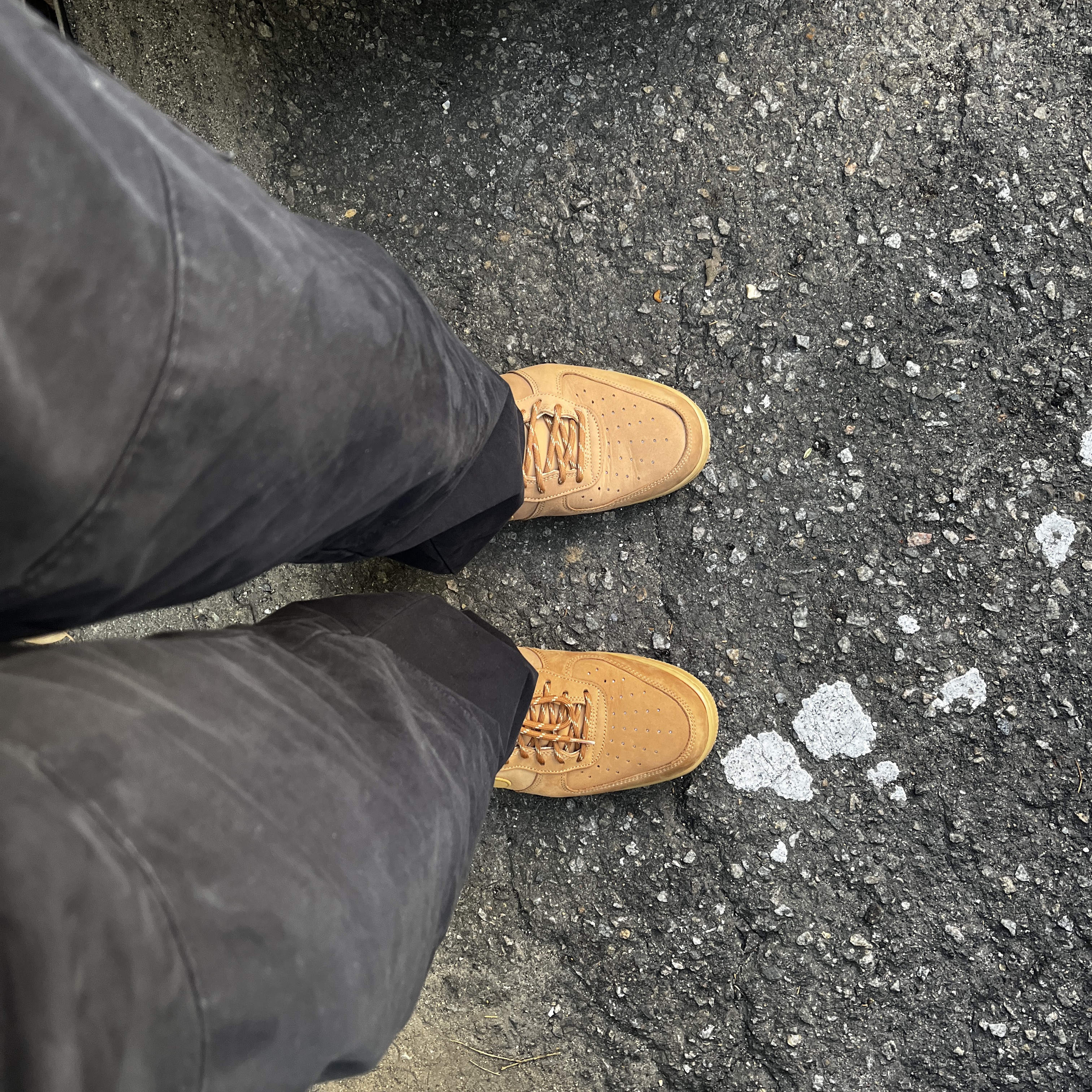 Nike Air Force 1 '07 WB Flax 착용 스타일 - 3