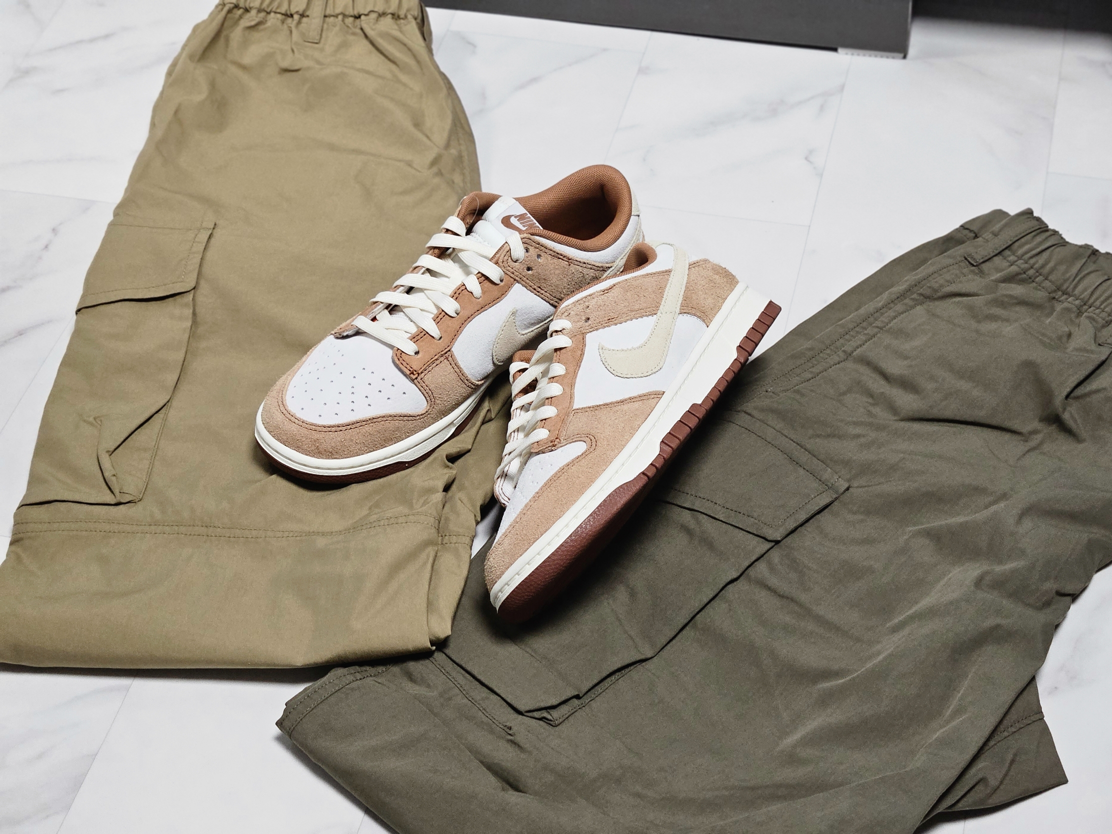 Nike Dunk Low Pro Premium Medium Curry 착용 스타일 - 7