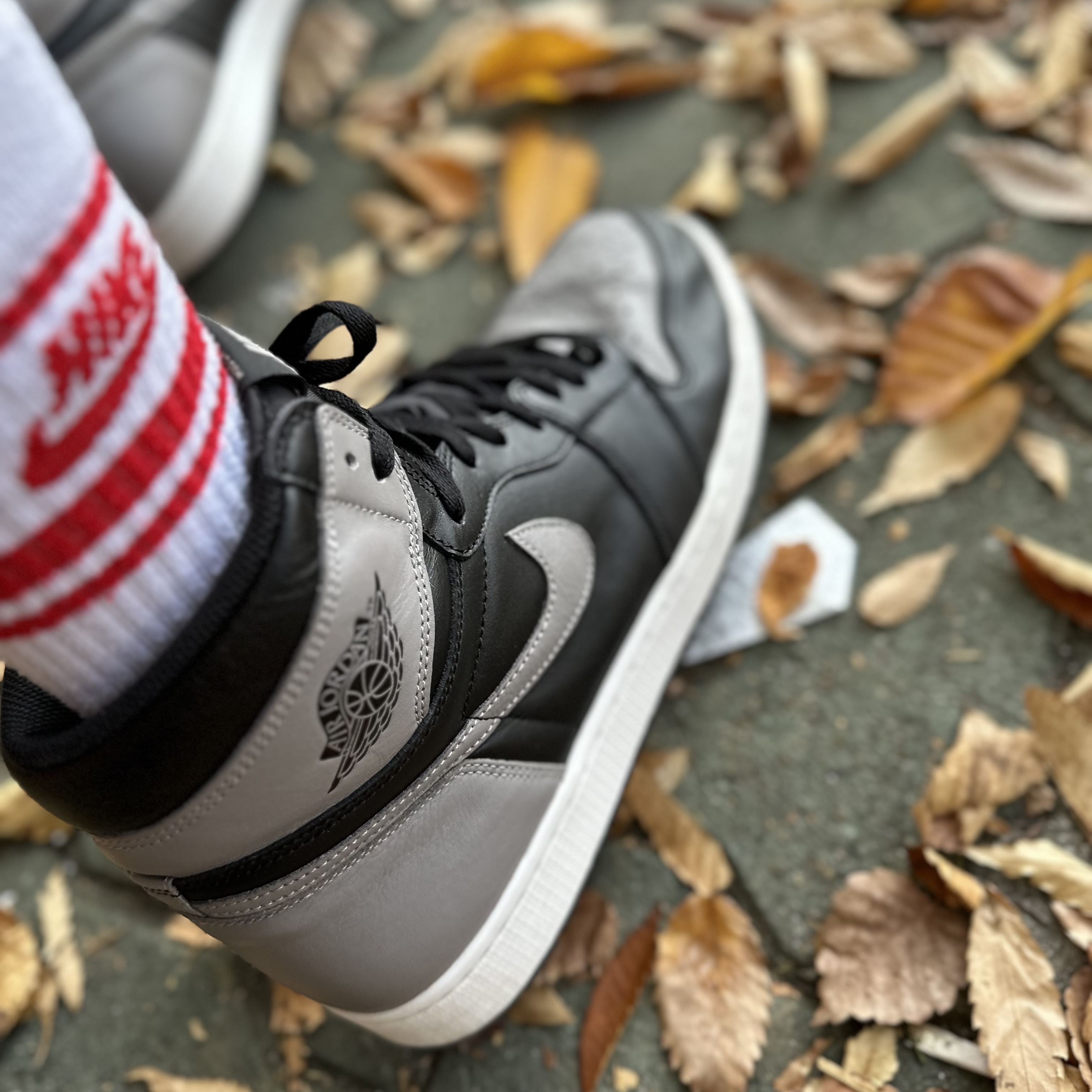Jordan 1 Retro High OG Shadow 2018 착용 스타일 - 3