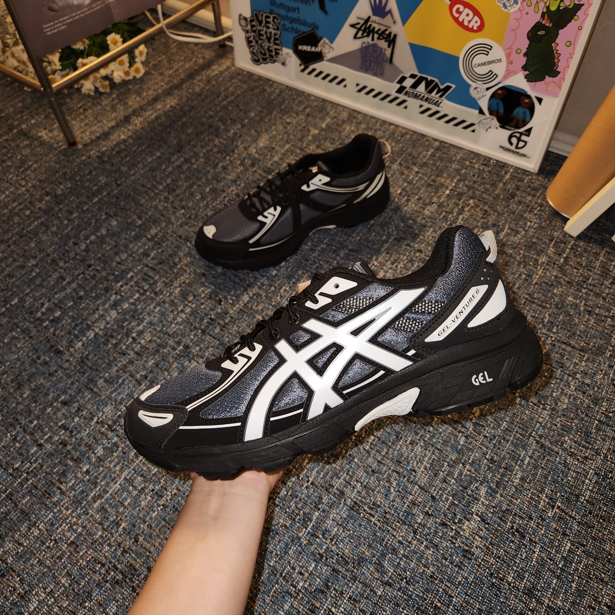 Asics Gel-Venture 6 Carrier Grey 착용 스타일