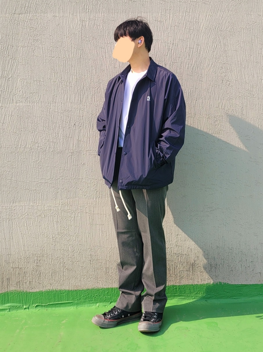 Converse Chuck 70 Soothing Craft Fashion Black 착용 스타일 - 1