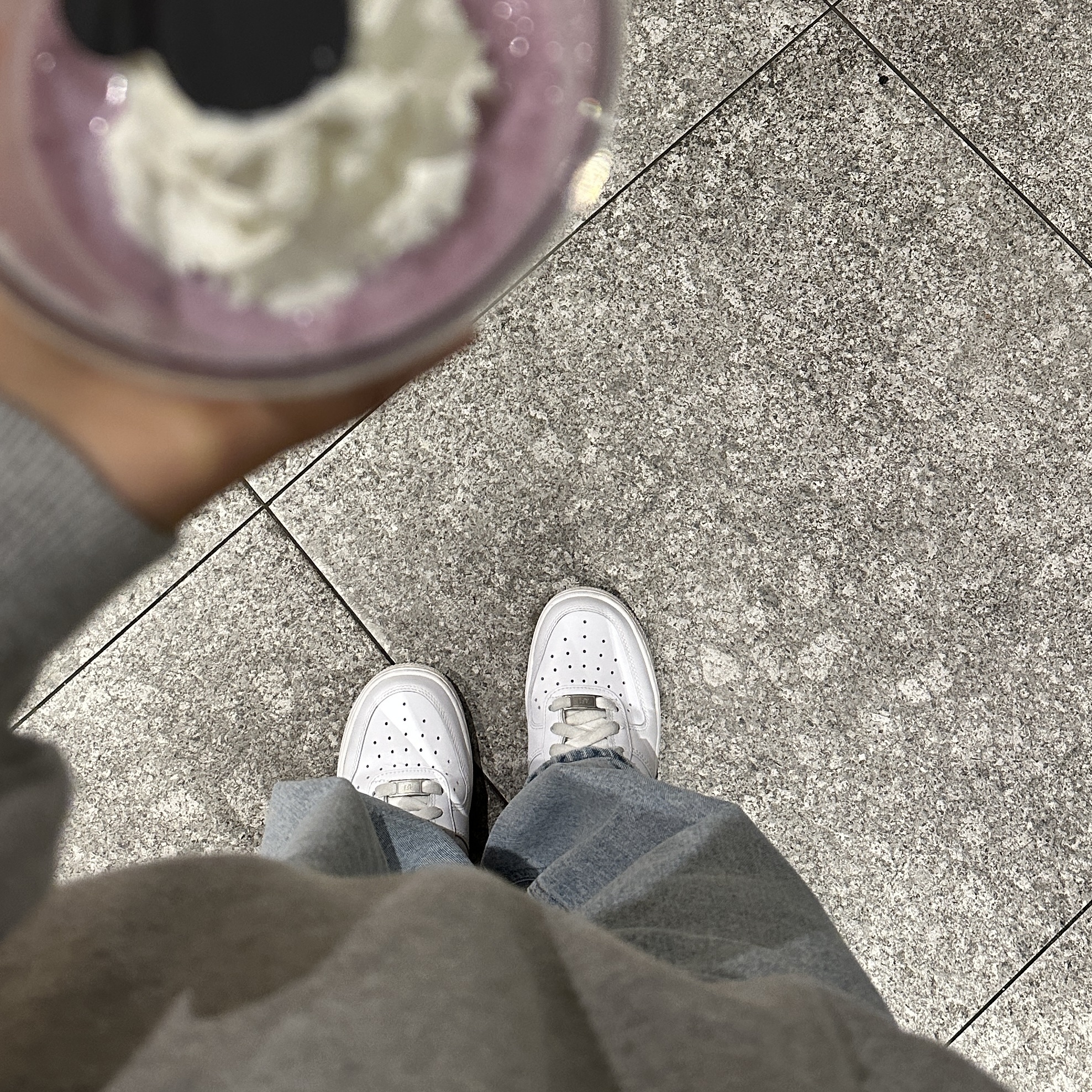(W) Nike Air Force 1 '07 Low White 착용 스타일