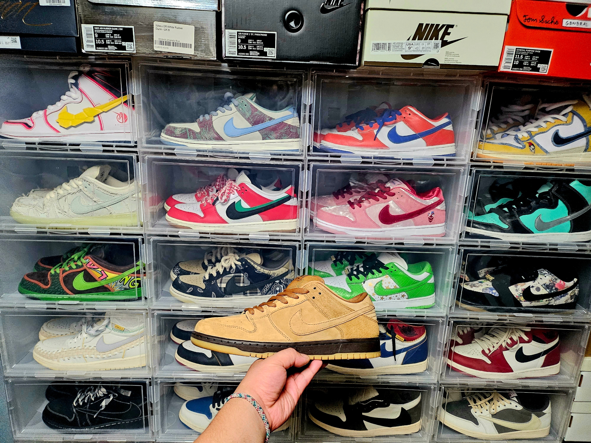 Nike SB Dunk Low Pro Wheat 2023 착용 스타일 - 5