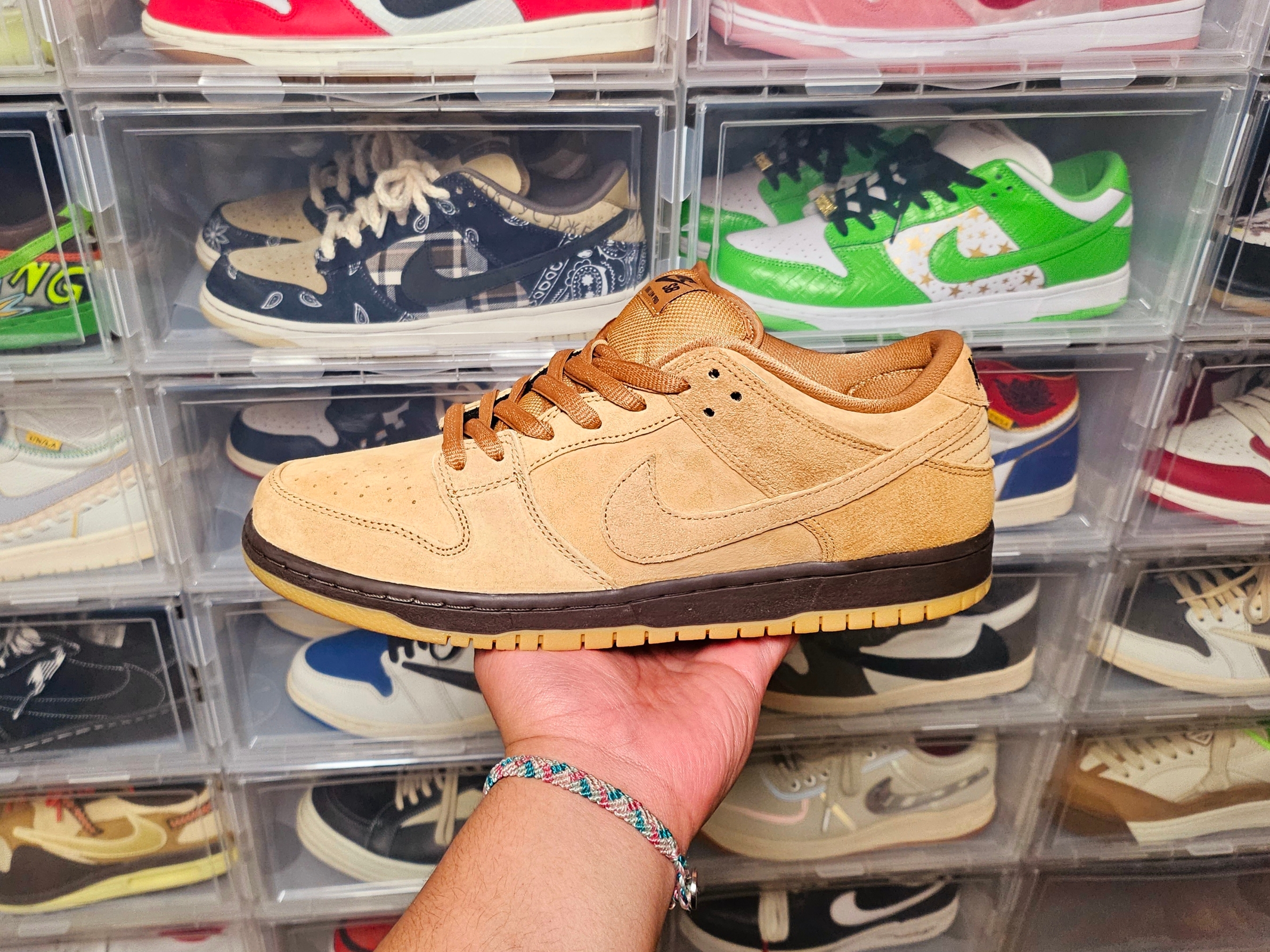 Nike SB Dunk Low Pro Wheat 2023 착용 스타일 - 2