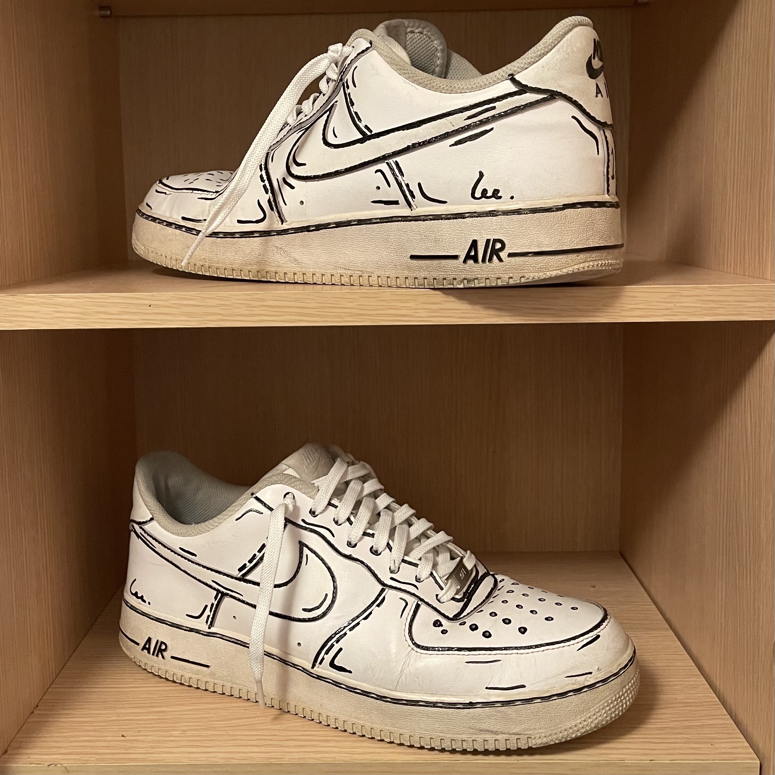 Nike Air Force 1 '07 Low White 착용 스타일 - 1