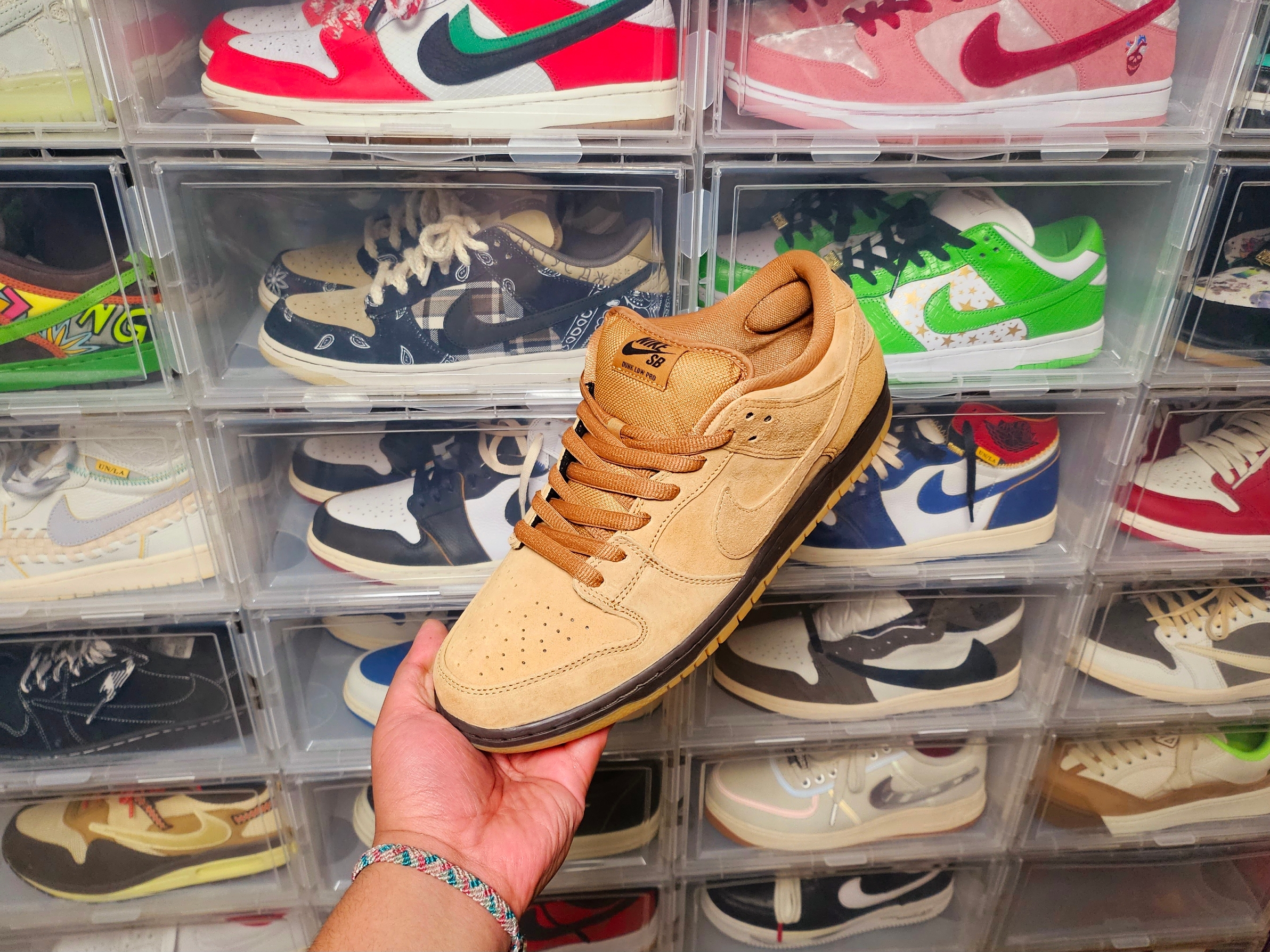 Nike SB Dunk Low Pro Wheat 2023 착용 스타일 - 1