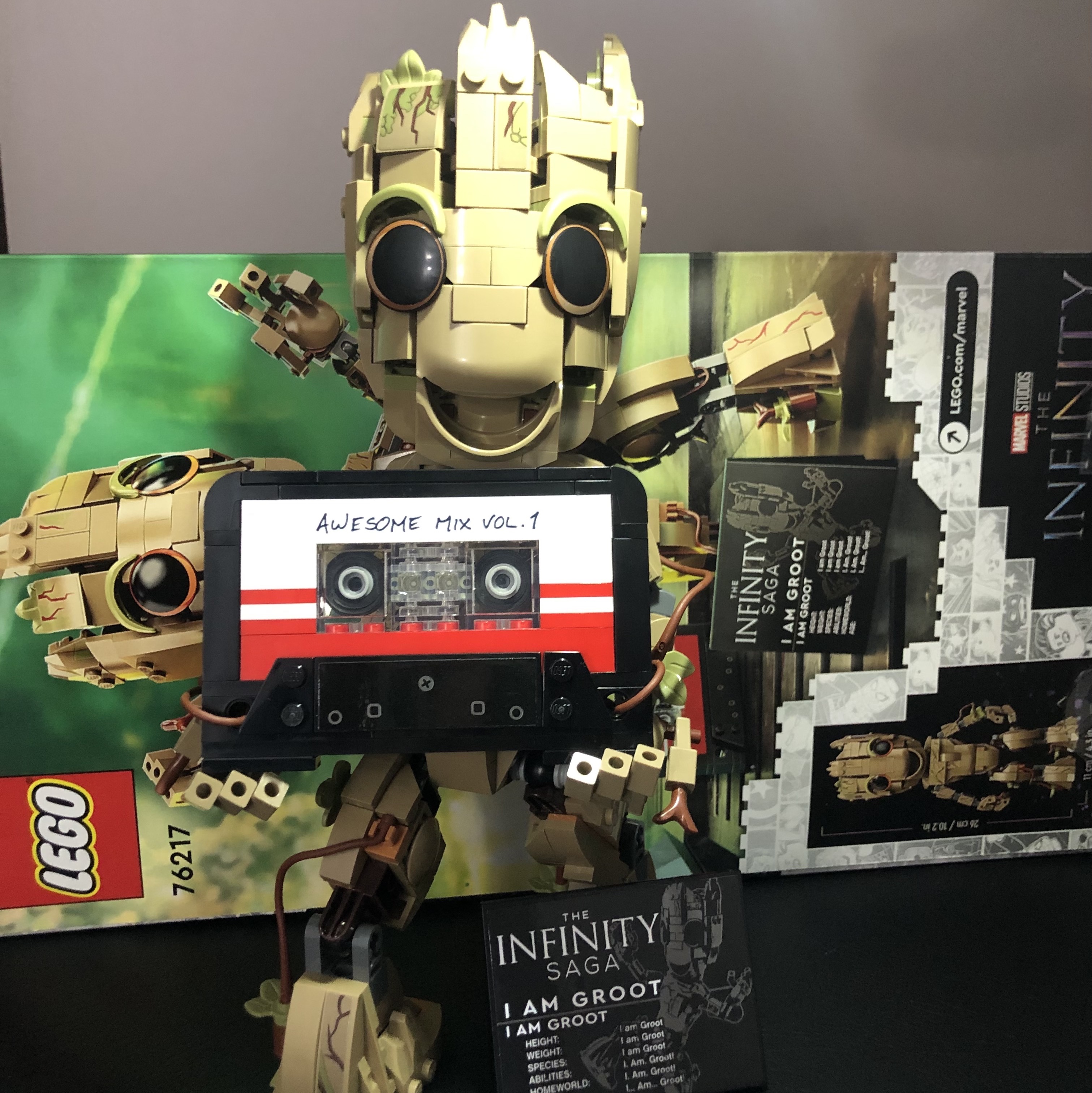 Lego Marvel I Am Groot 착용 스타일