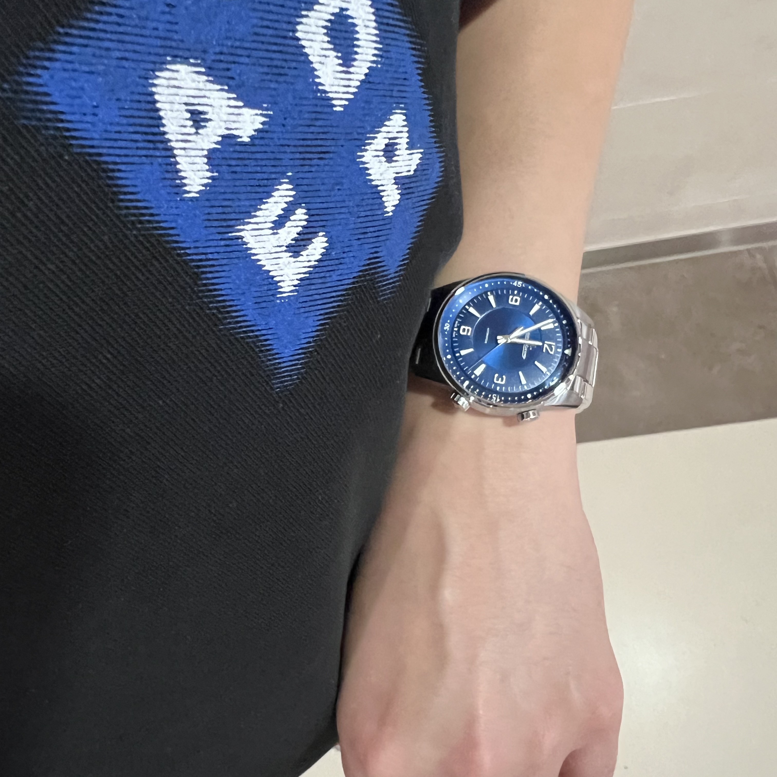 Ader Error Sig; TRS/BL Tag T-Shirt 04 Black, Asics Gel-Kayano 14 Black Glacier Grey 착용 스타일 - 2