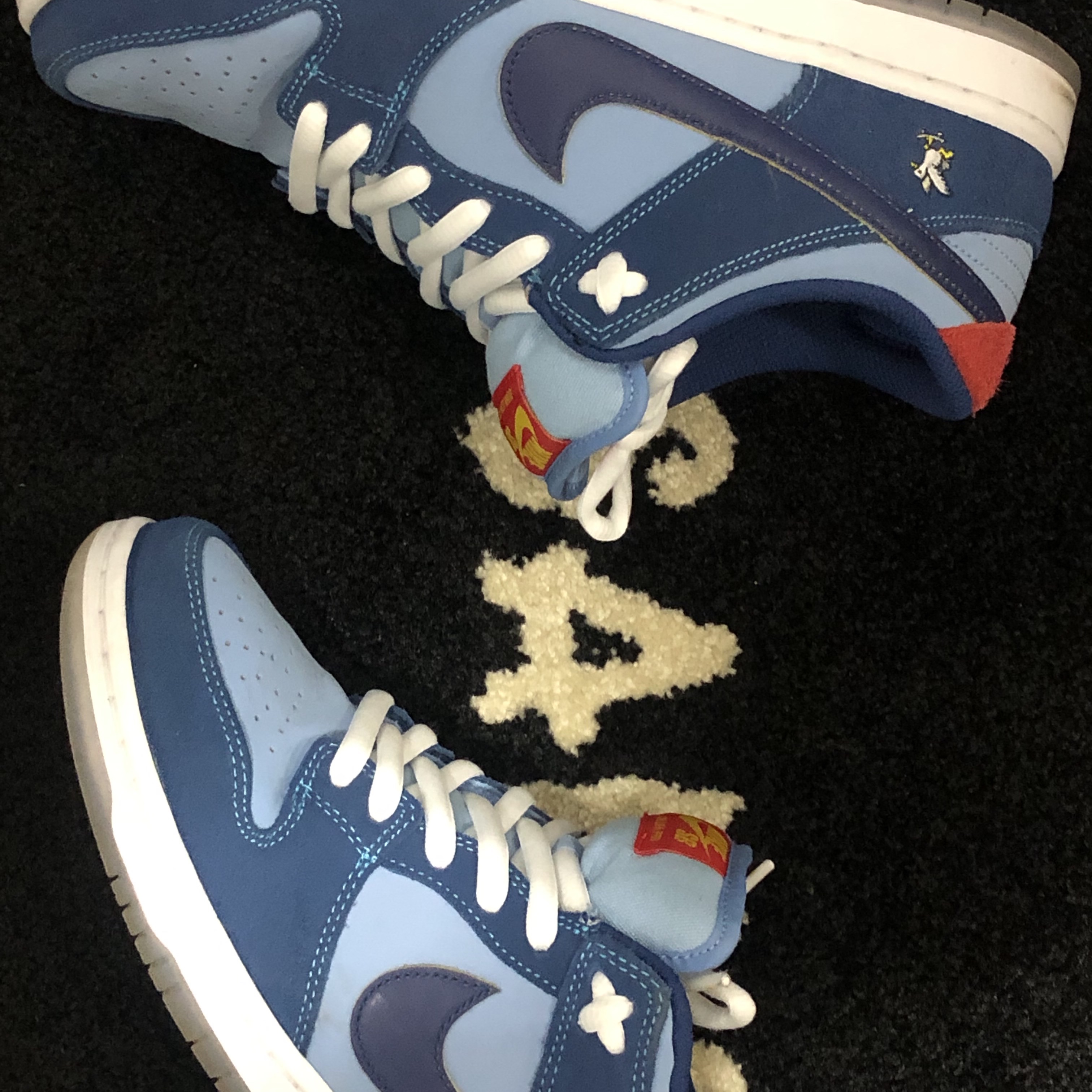 Nike x Why So Sad? SB Dunk Low Pro Coastal Blue 착용 스타일
