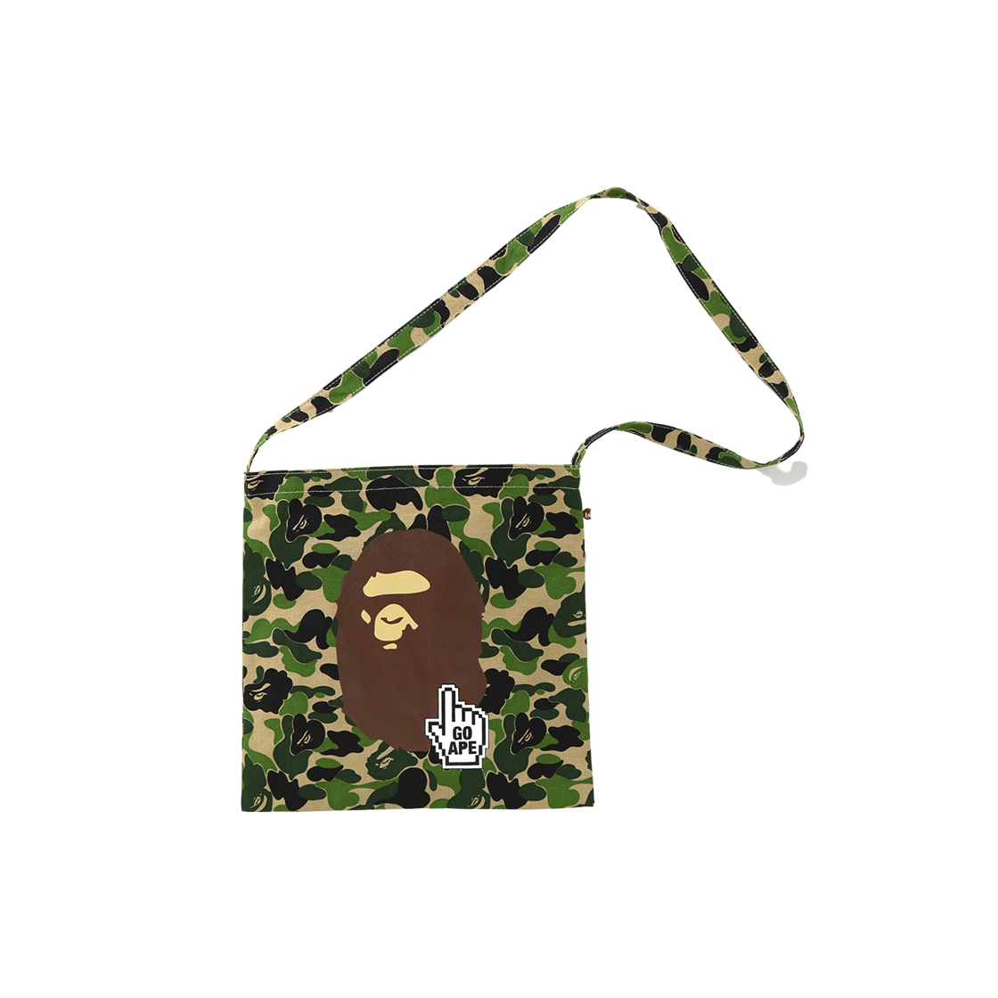 BAPE Bapeonline Sacoche Bag Army Green 상세 이미지 1