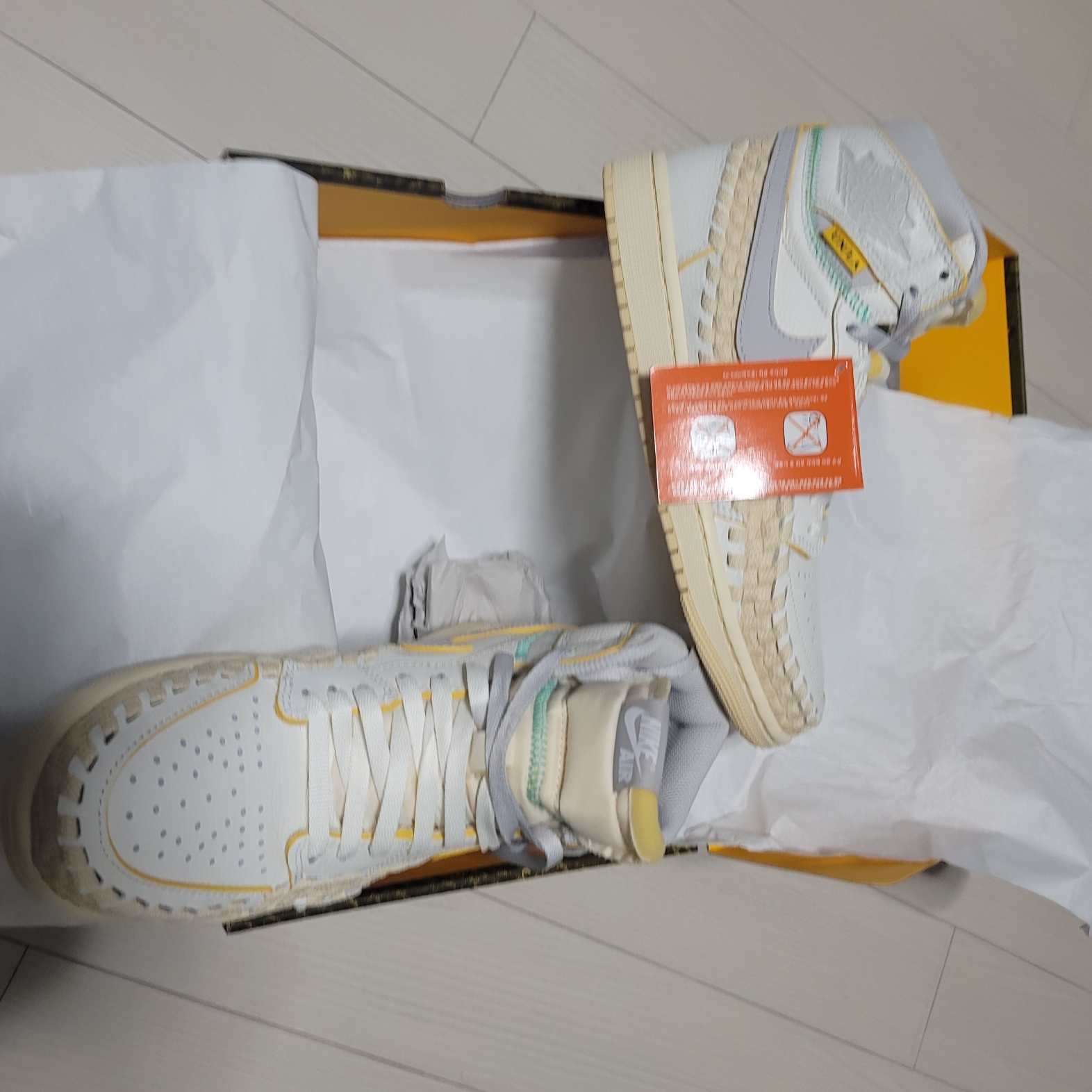 Jordan 1 x Bephies Beauty Supply x Union Retro High OG SP Summer '96 착용 스타일 - 4