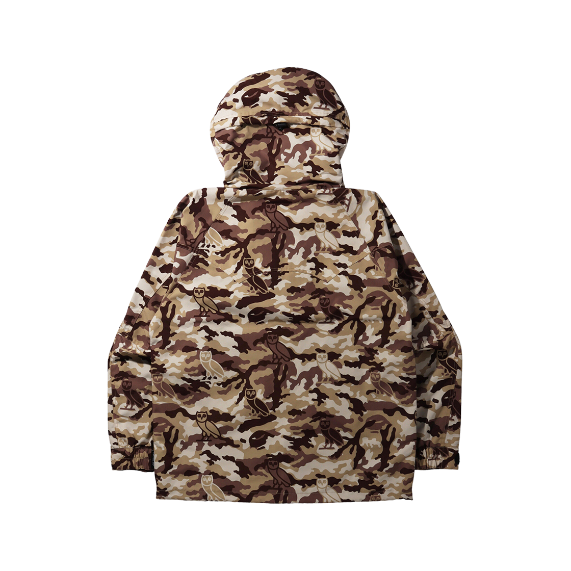 BAPE x OVO Woodland Camo Snowboard Jacket Beige 상세 이미지 2